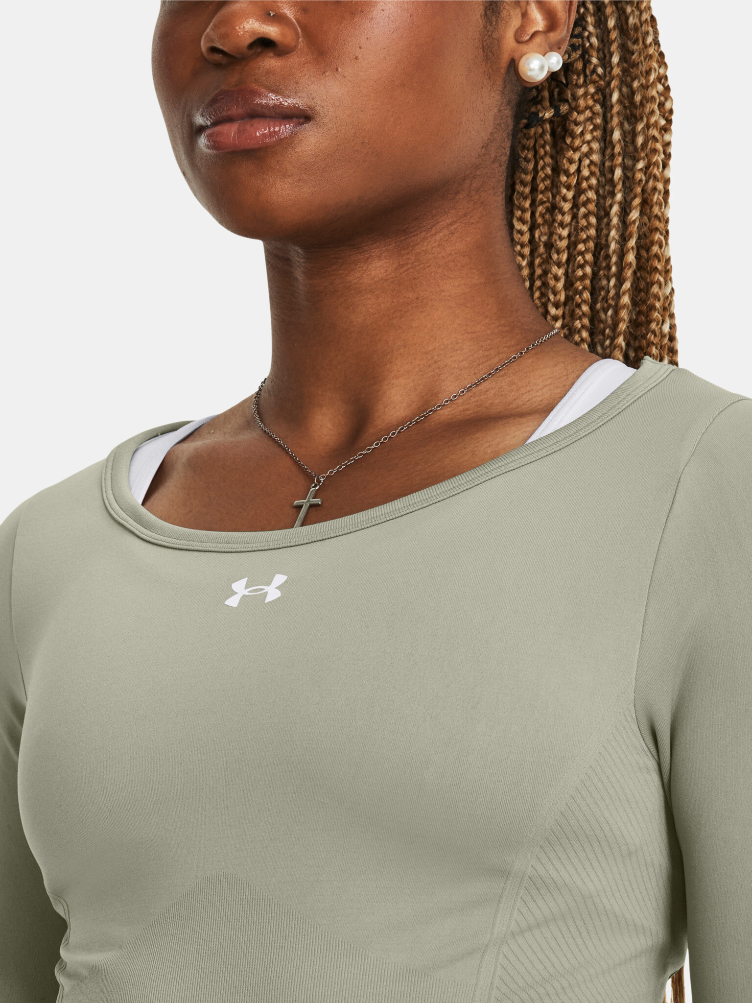 Under Armour Seamless T-shirt Siv - Pepit.bg