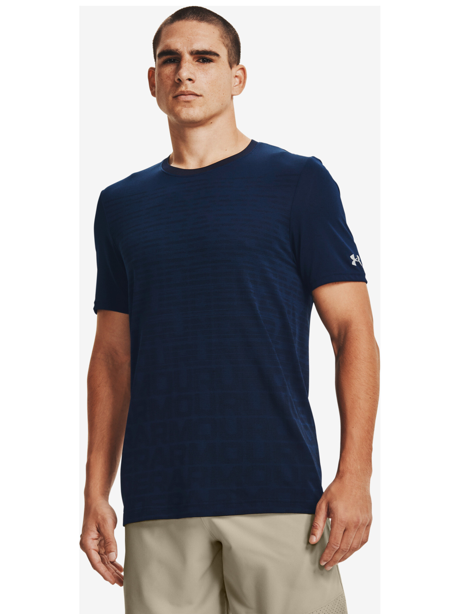 Under Armour Seamless Wordmark Тениска Sin - Pepit.bg