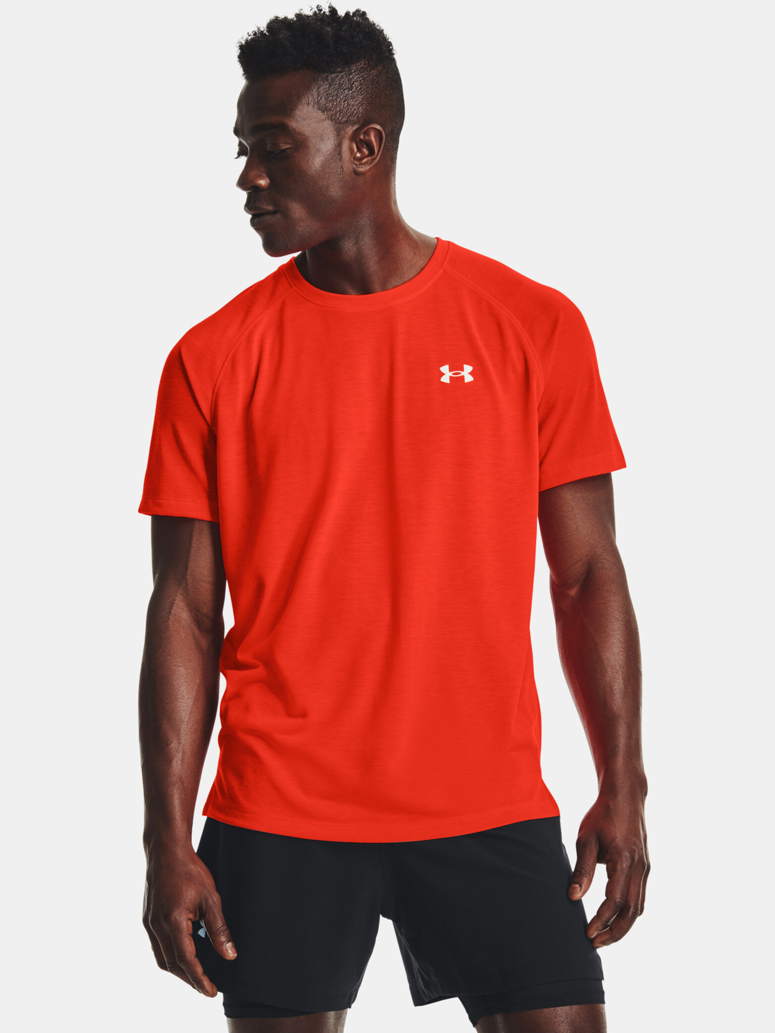 Under Armour Streaker SS T-shirt Oranzhev - Pepit.bg