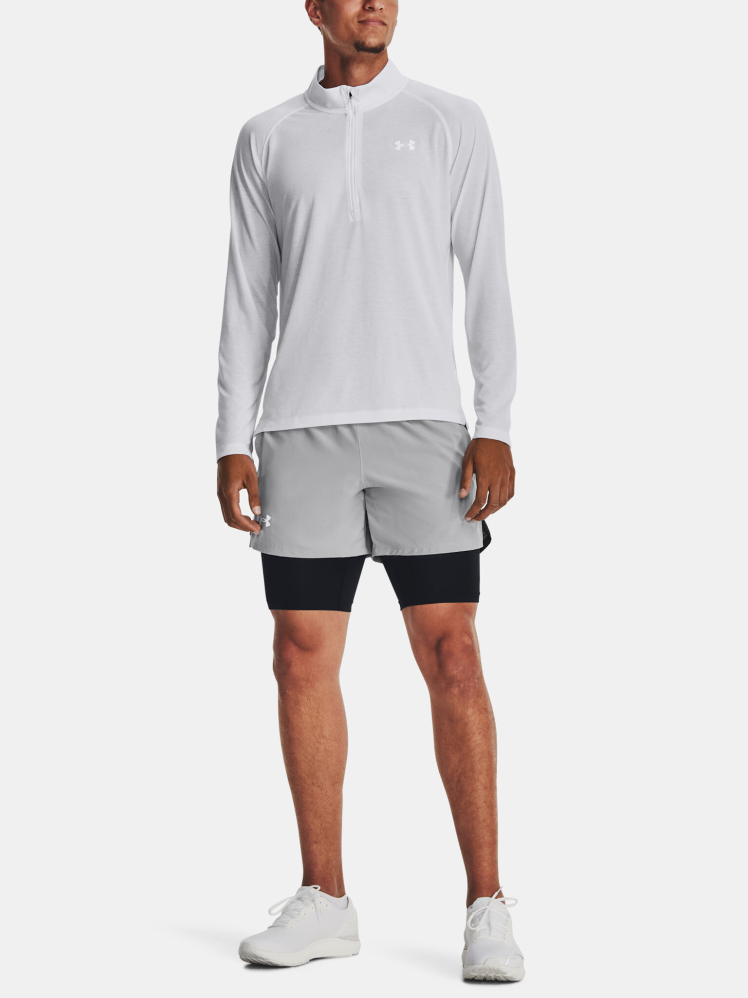 Under Armour Streaker T-shirt Byal - Pepit.bg