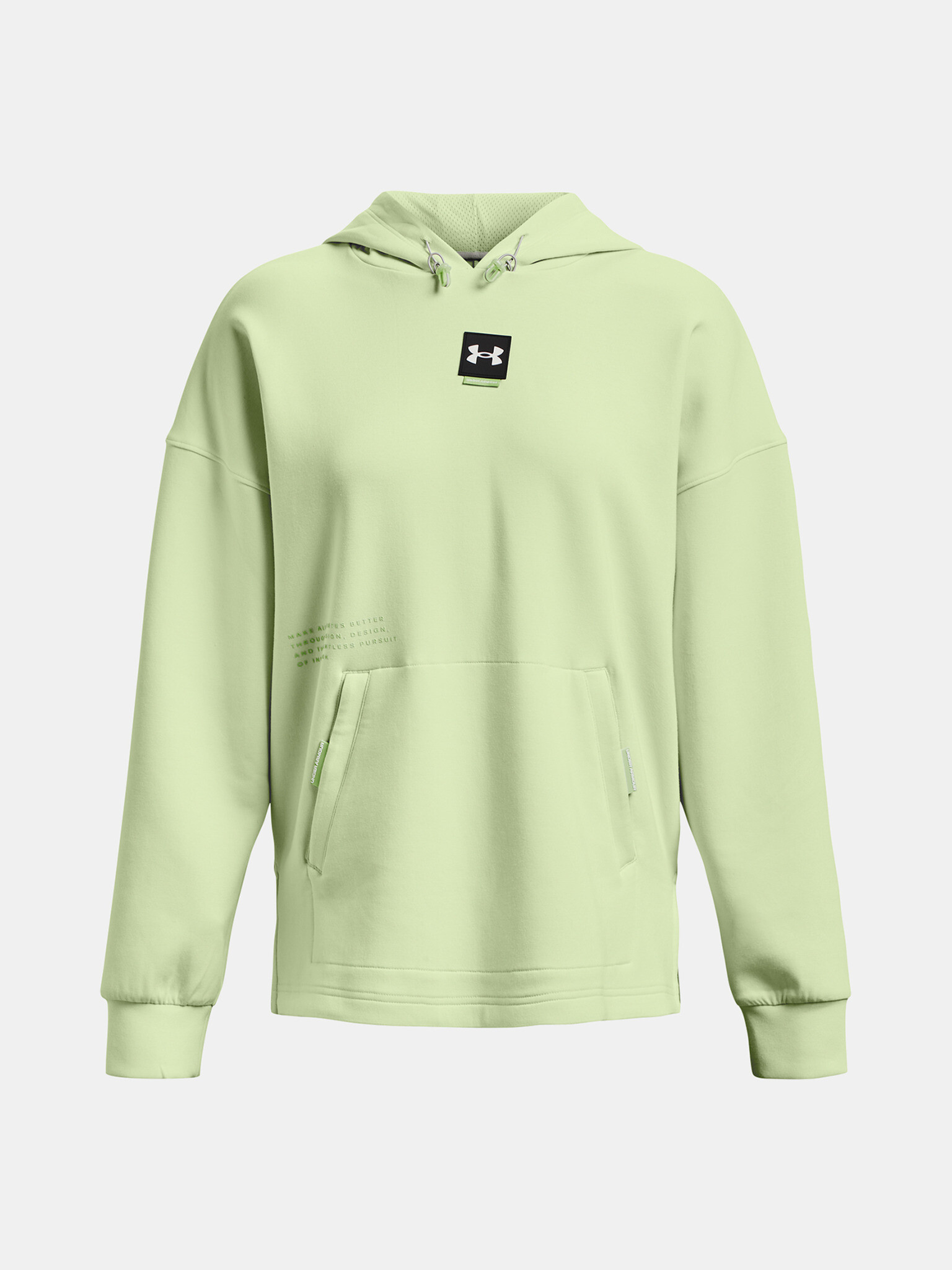 Under Armour Summit Knit Hoodie Sweatshirt Zelen - Pepit.bg