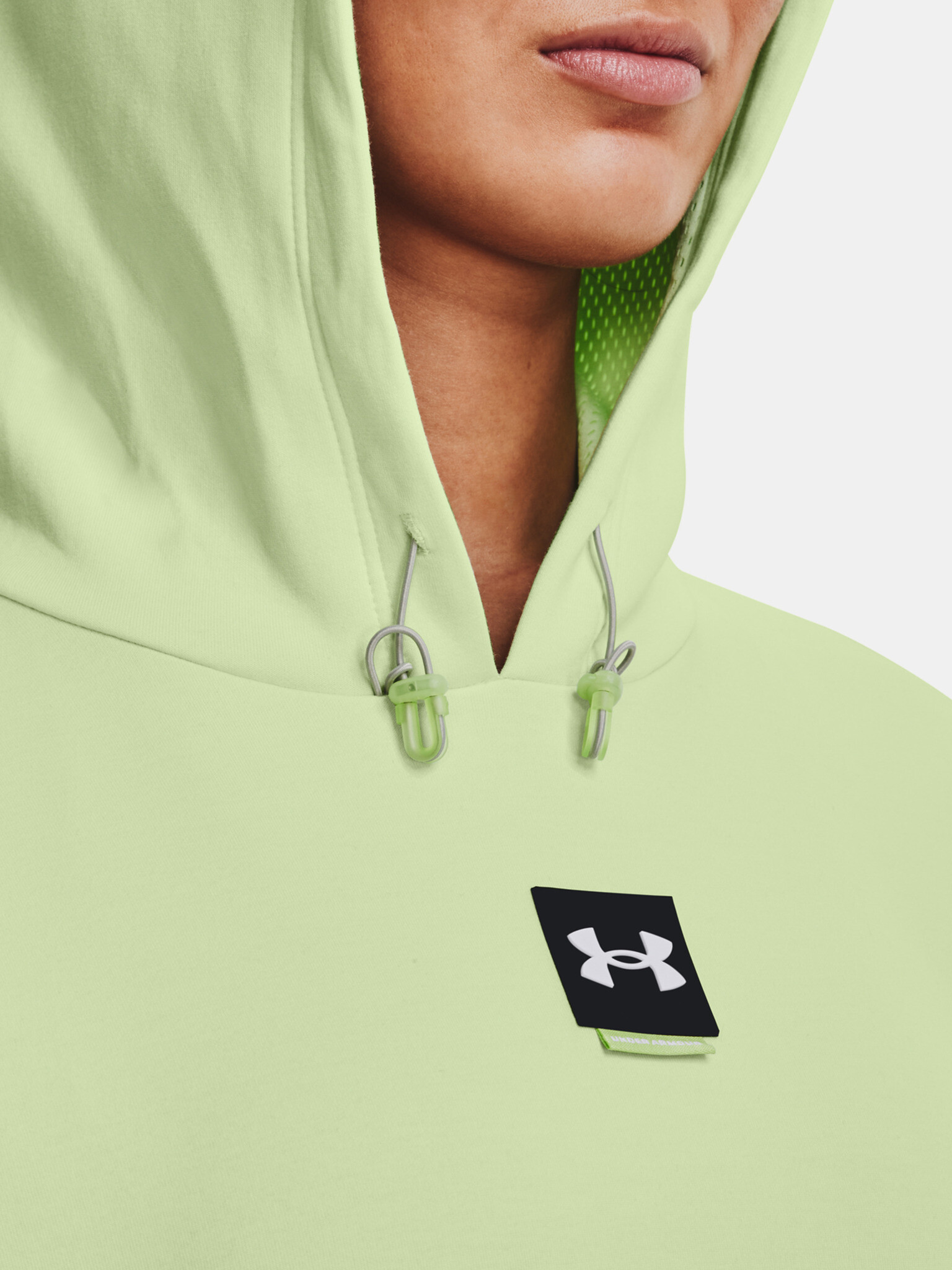 Under Armour Summit Knit Hoodie Sweatshirt Zelen - Pepit.bg