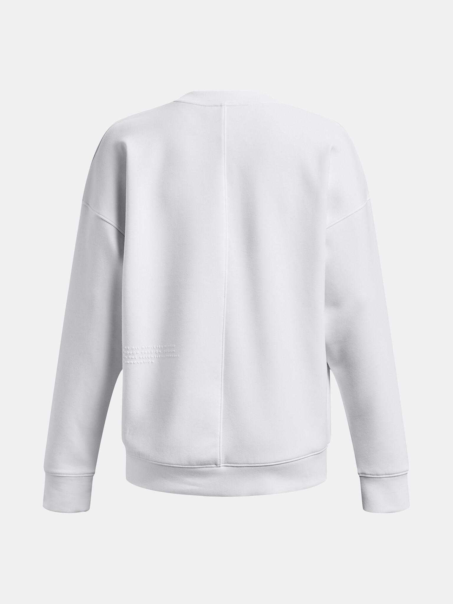 Under Armour Summit Knit Oversize Crew Sweatshirt Byal - Pepit.bg