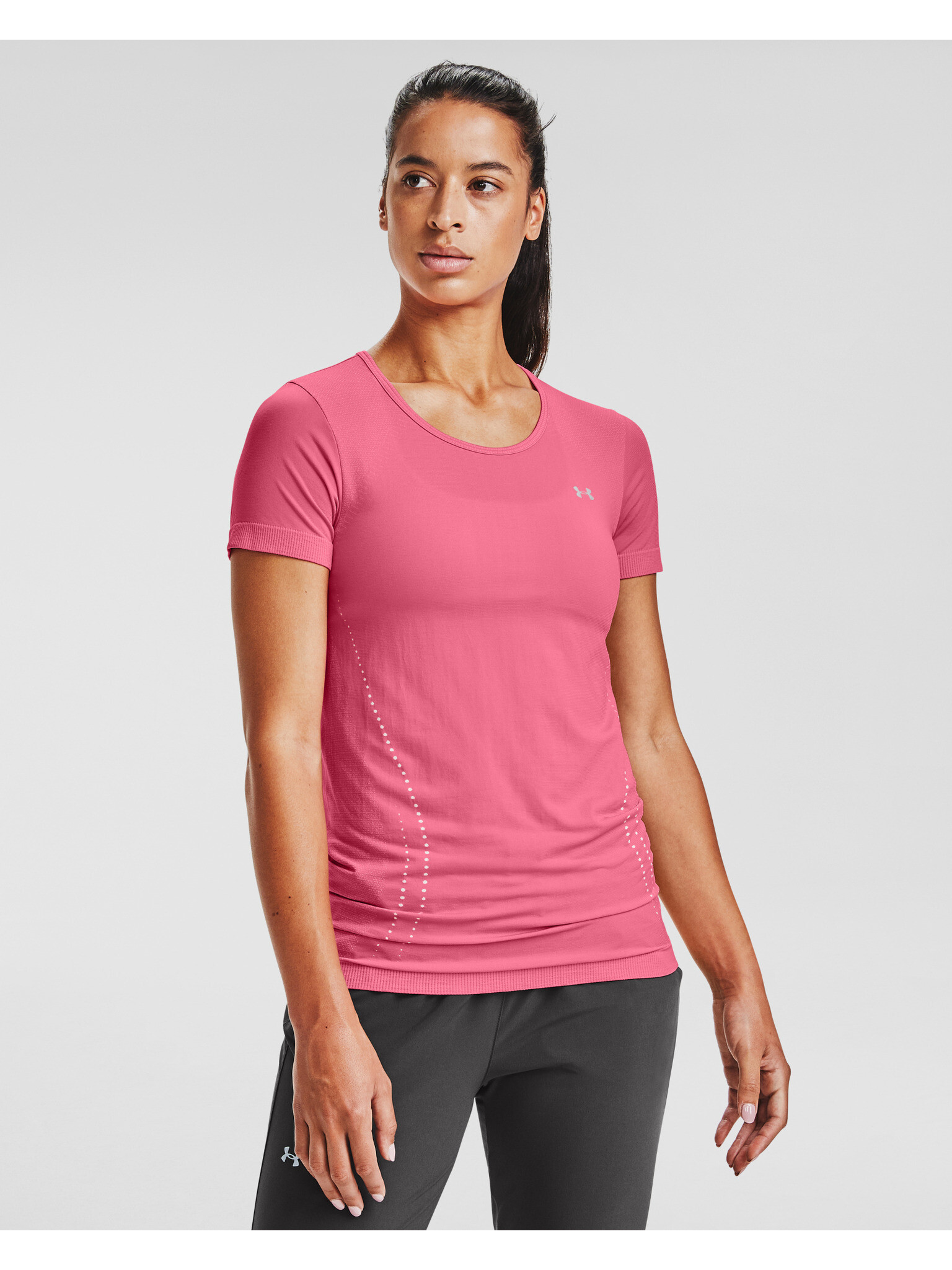 Under Armour T-shirt Rozov - Pepit.bg