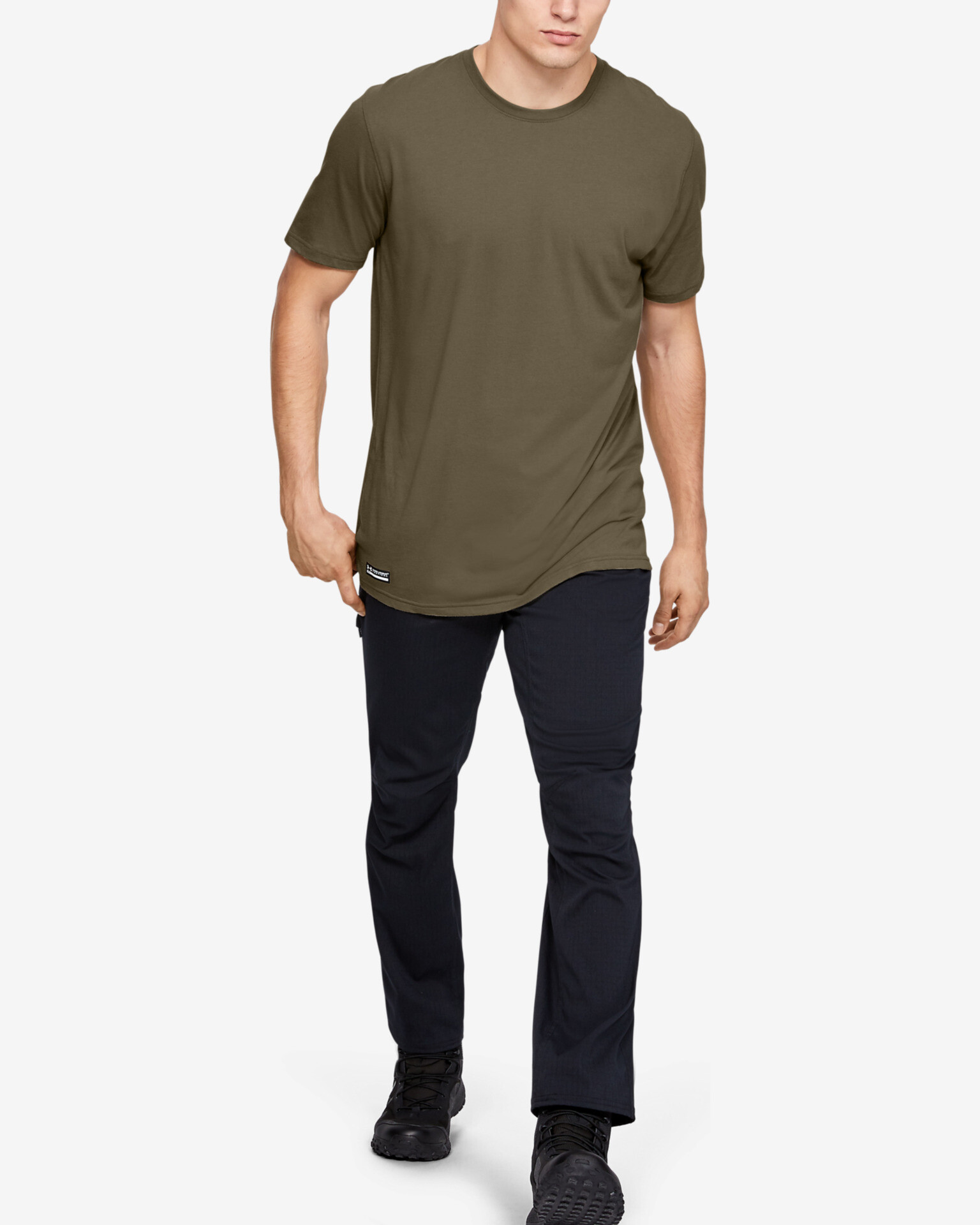 Under Armour Tactical Cotton Тениска Zelen - Pepit.bg