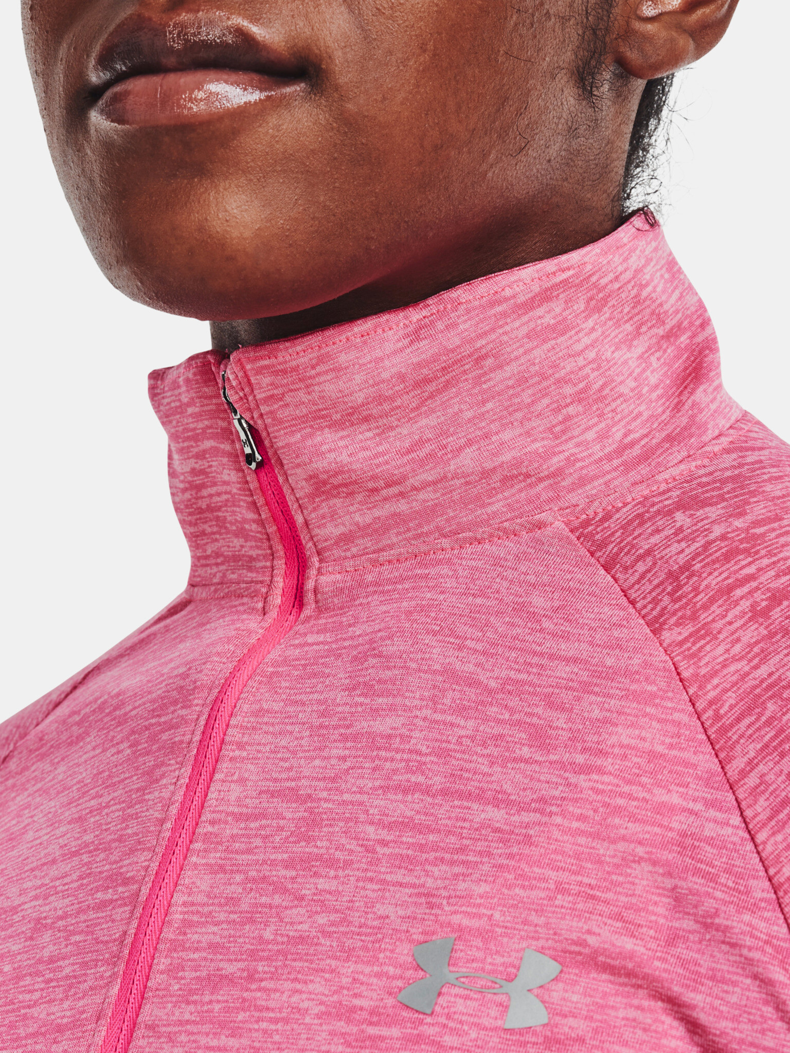 Under Armour Tech 1/2 Zip T-shirt Rozov - Pepit.bg