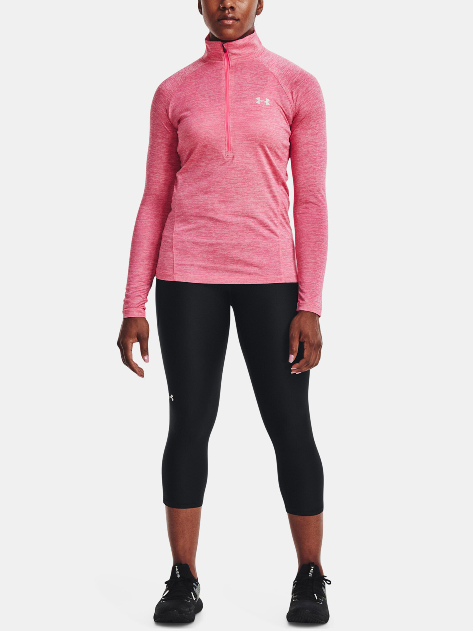Under Armour Tech 1/2 Zip T-shirt Rozov - Pepit.bg