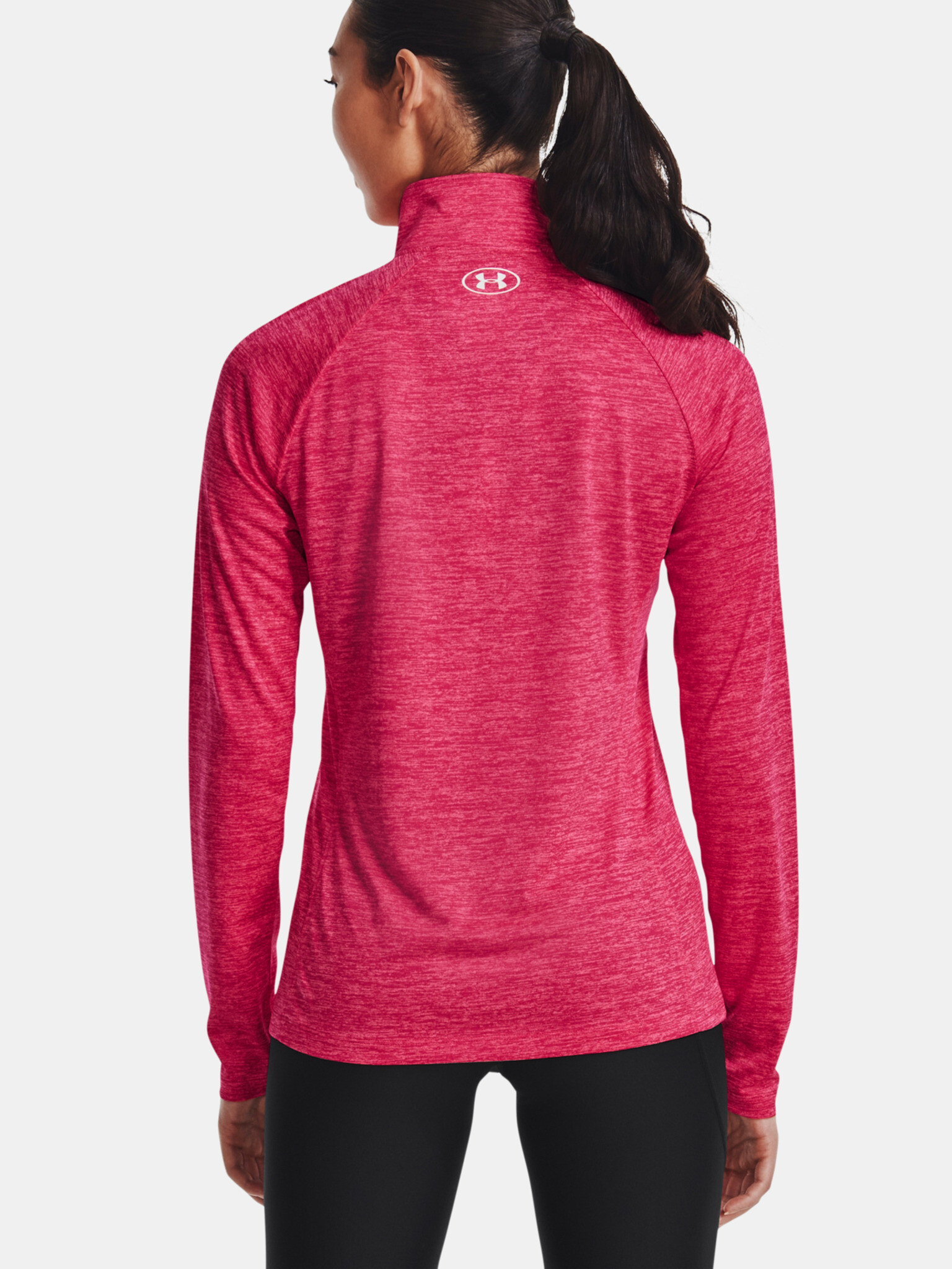 Under Armour Tech 1/2 Zip T-shirt Rozov - Pepit.bg