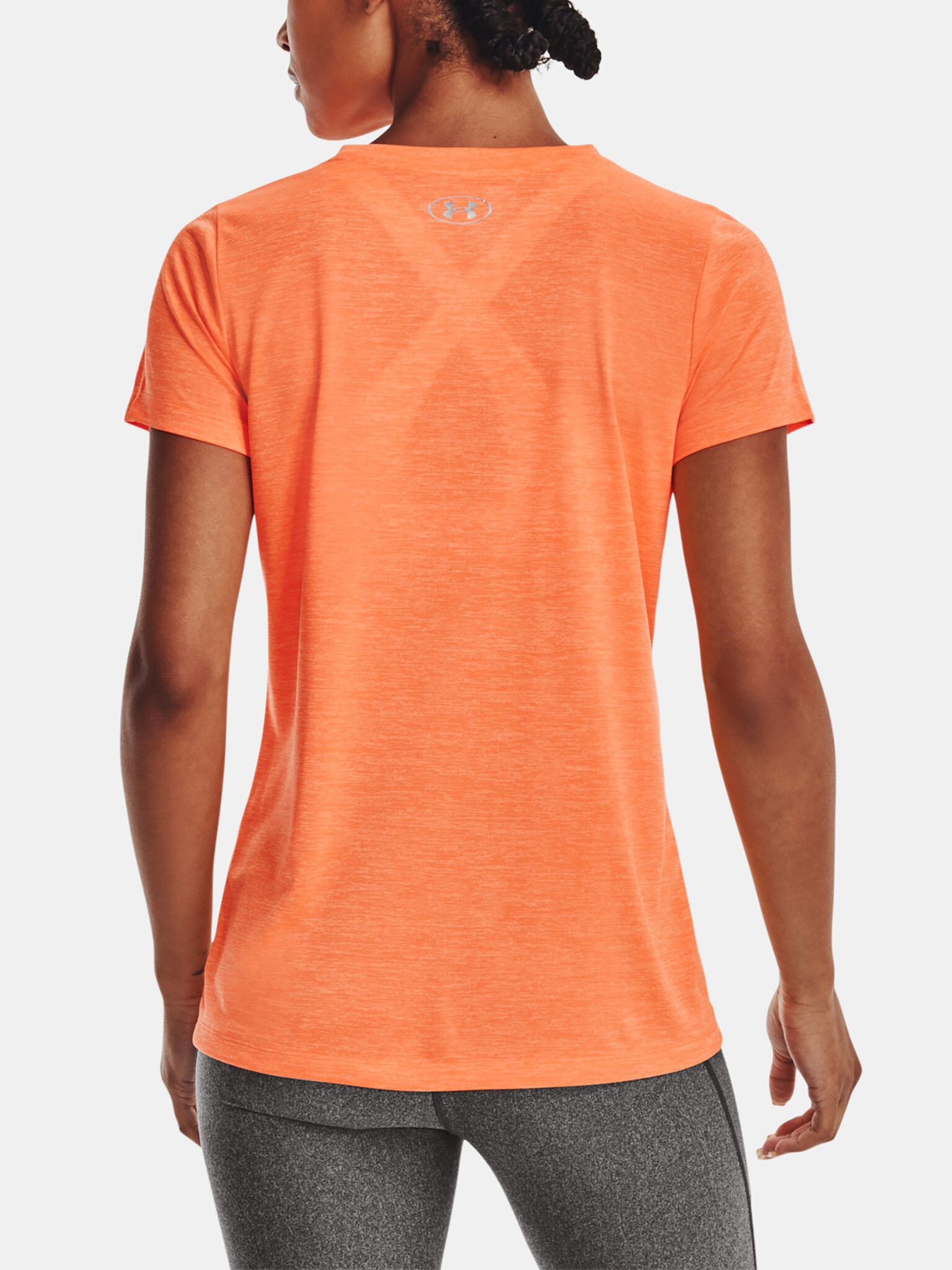 Under Armour Tech SSC Twist T-shirt Oranzhev - Pepit.bg