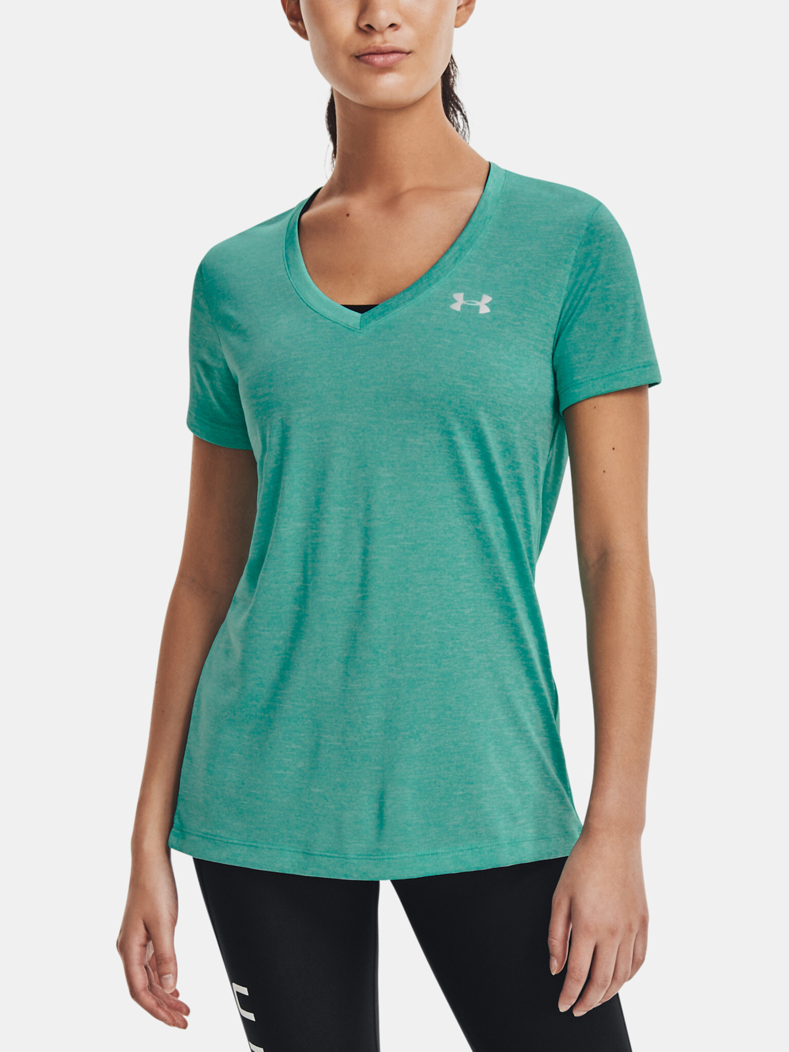 Under Armour Tech SSV Twist T-shirt Zelen - Pepit.bg