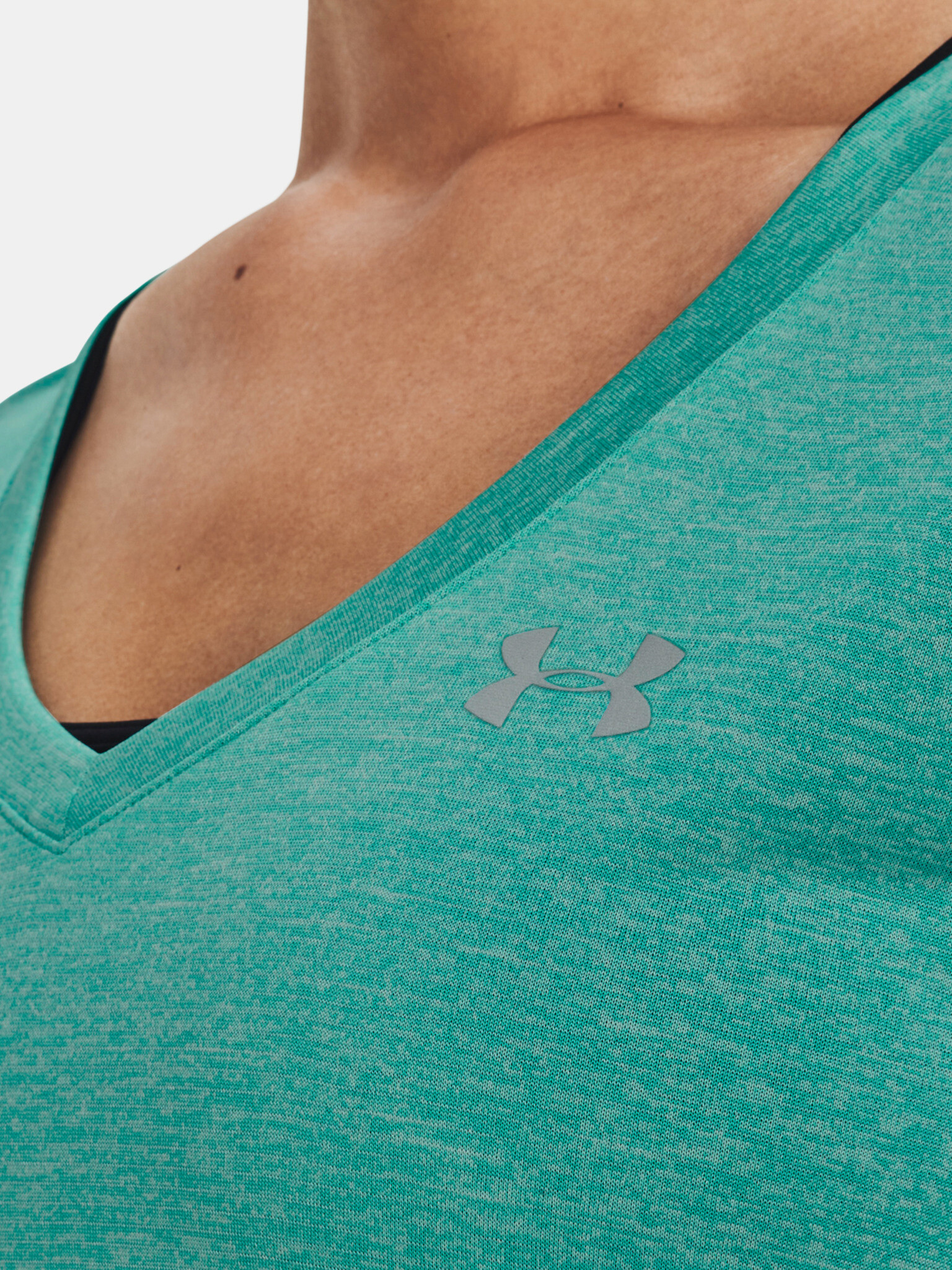 Under Armour Tech SSV Twist T-shirt Zelen - Pepit.bg