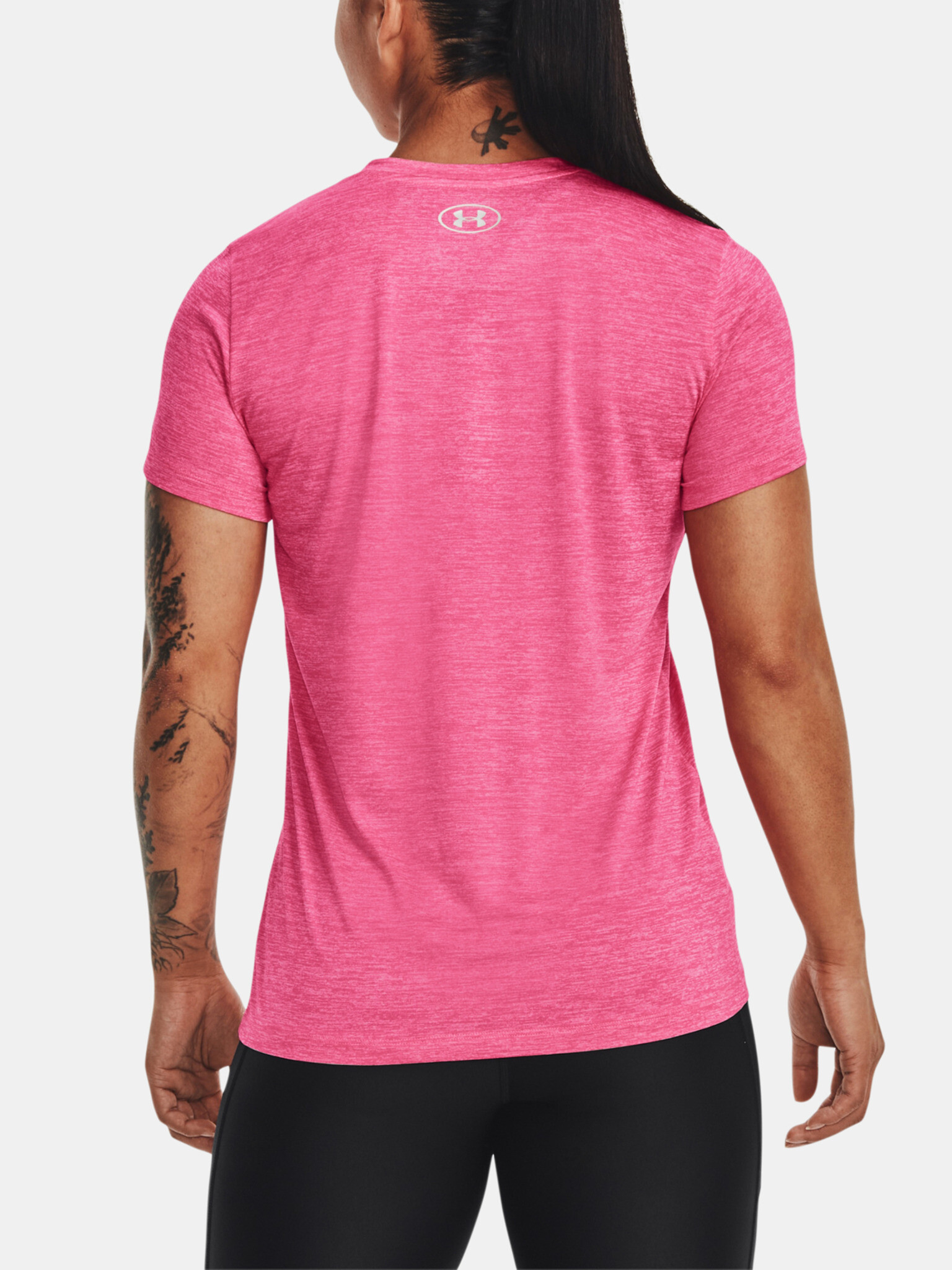 Under Armour Tech Twist LC Crest SSV T-shirt Rozov - Pepit.bg