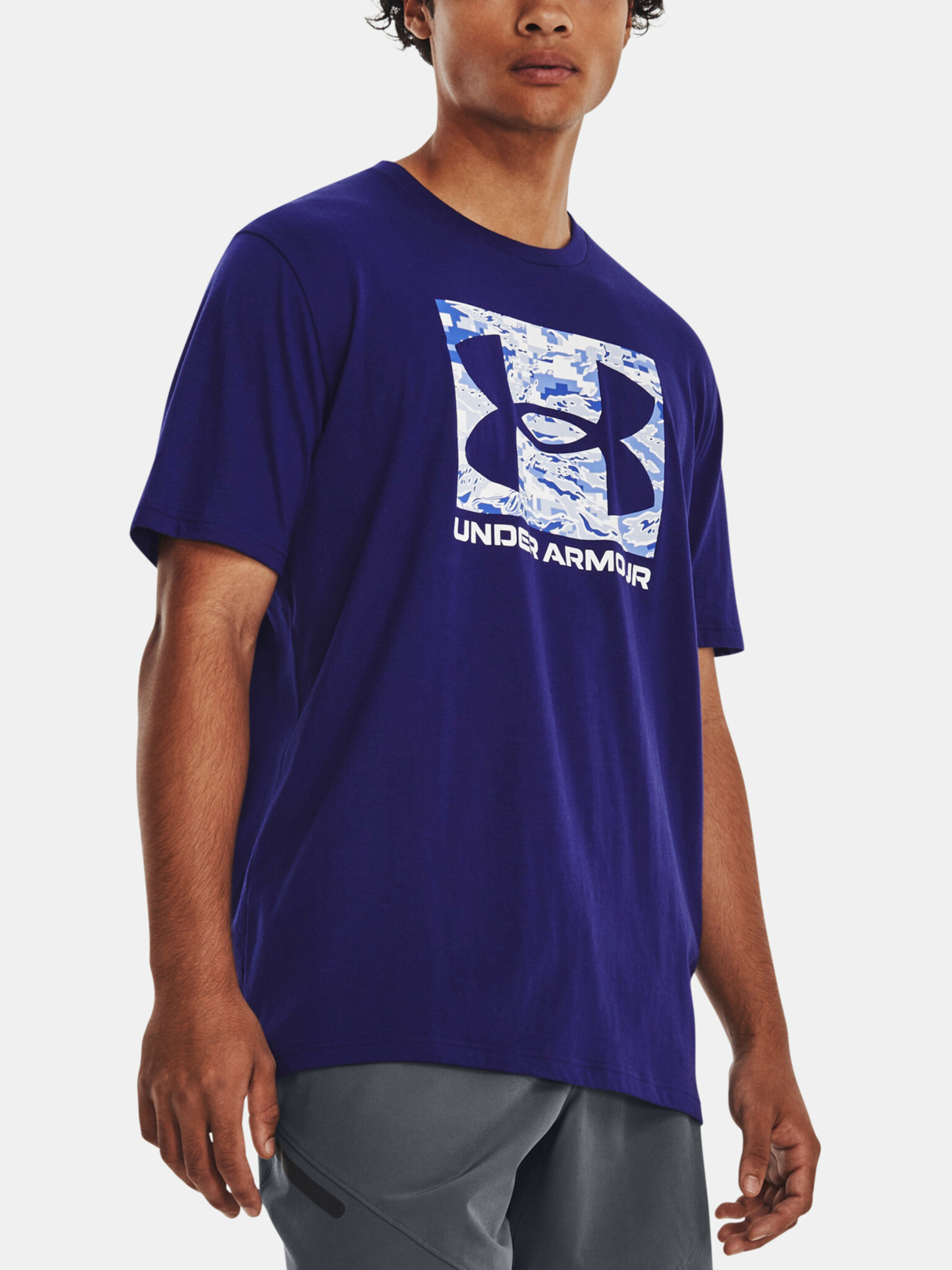Under Armour UA Abc Camo Boxed Logo SS T-shirt Sin - Pepit.bg