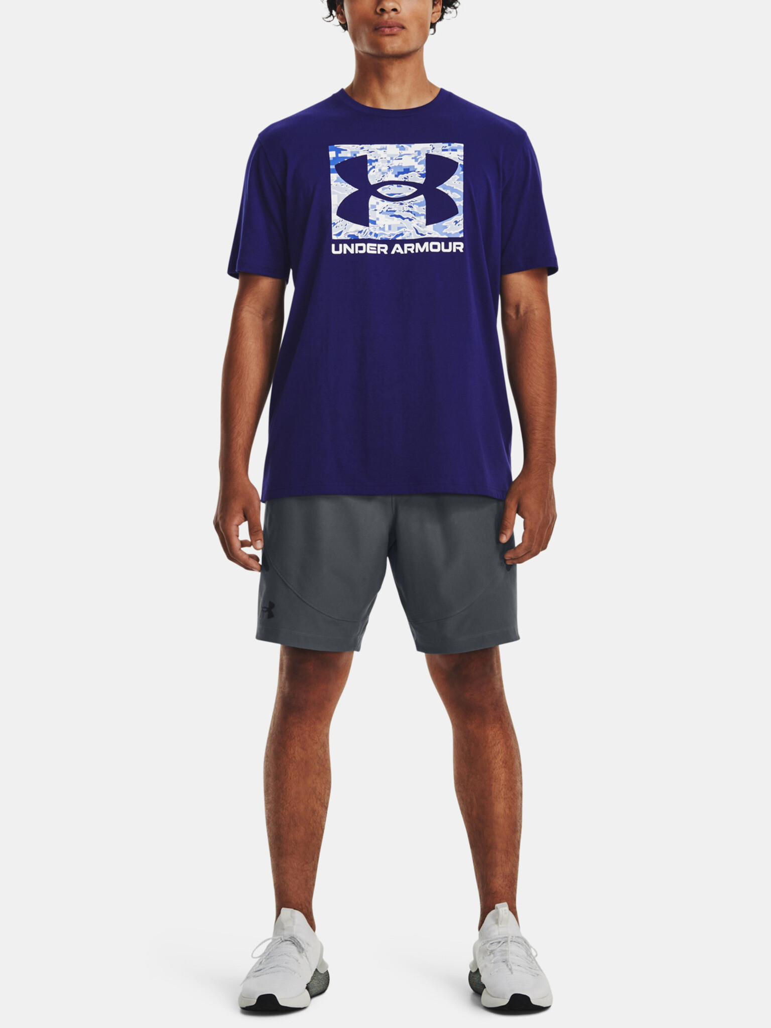 Under Armour UA Abc Camo Boxed Logo SS T-shirt Sin - Pepit.bg
