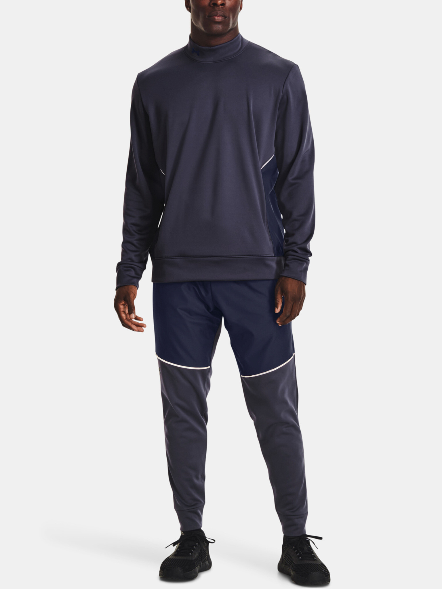 Under Armour UA AF Storm Mock Sweatshirt Siv - Pepit.bg