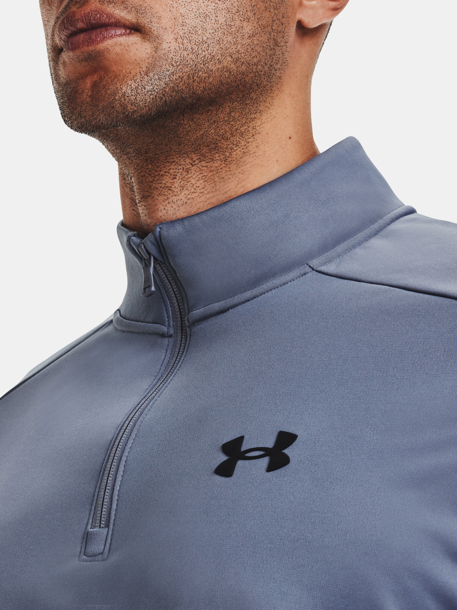 Under Armour UA Armour Fleece 1/4 Zip Sweatshirt Lilav - Pepit.bg