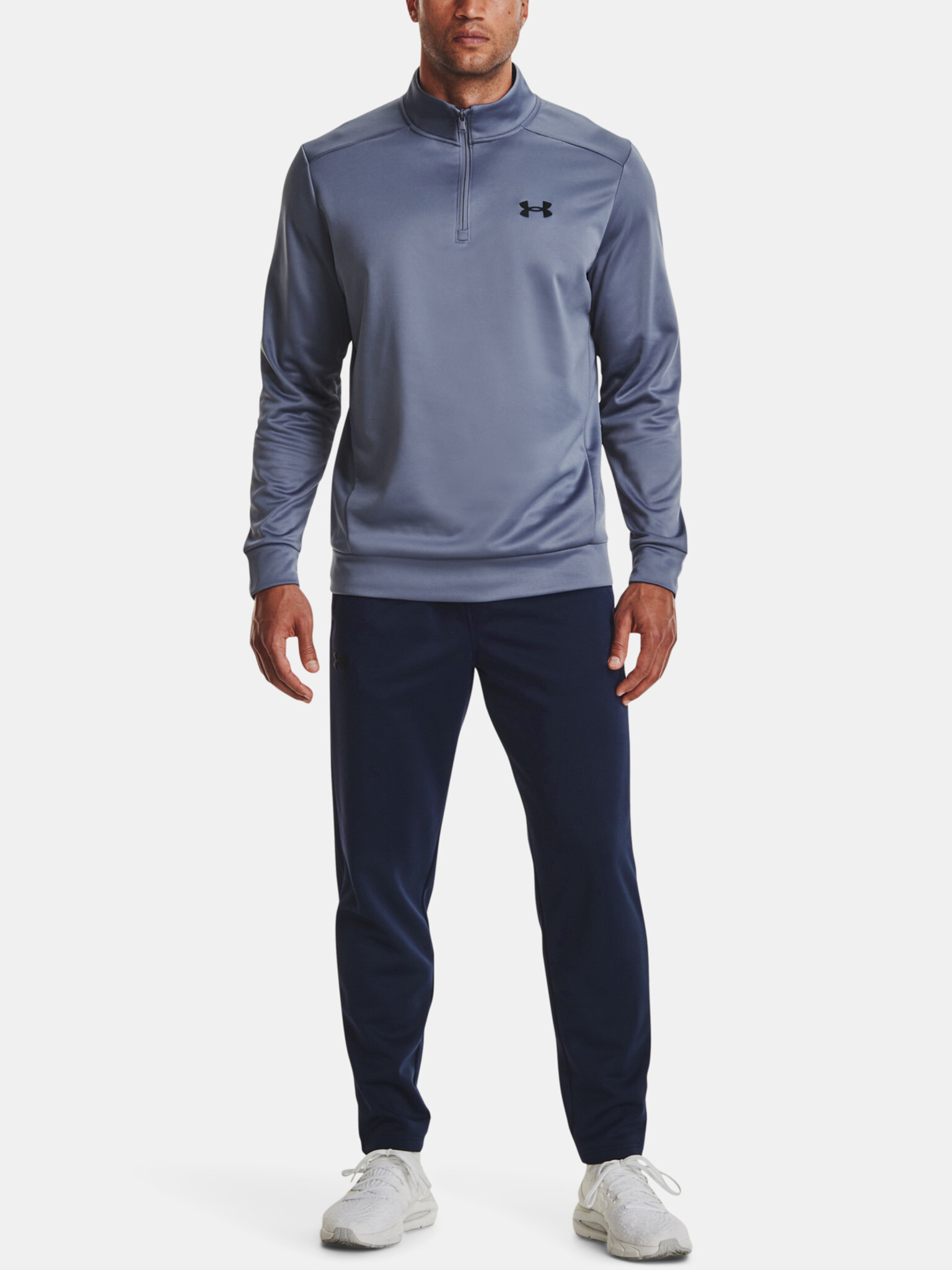 Under Armour UA Armour Fleece 1/4 Zip Sweatshirt Lilav - Pepit.bg