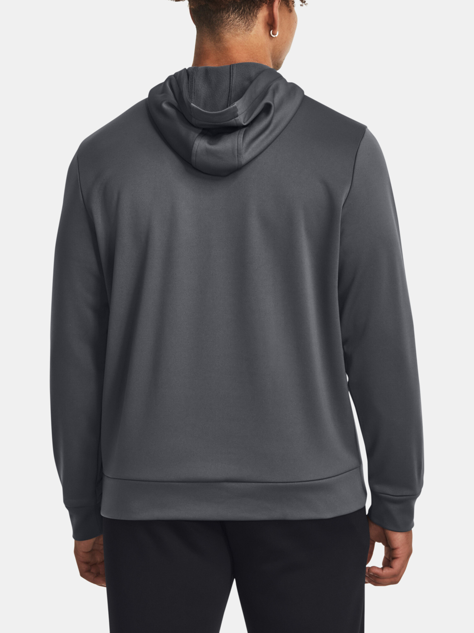 Under Armour UA Armour Fleece Big Logo HD Sweatshirt Siv - Pepit.bg