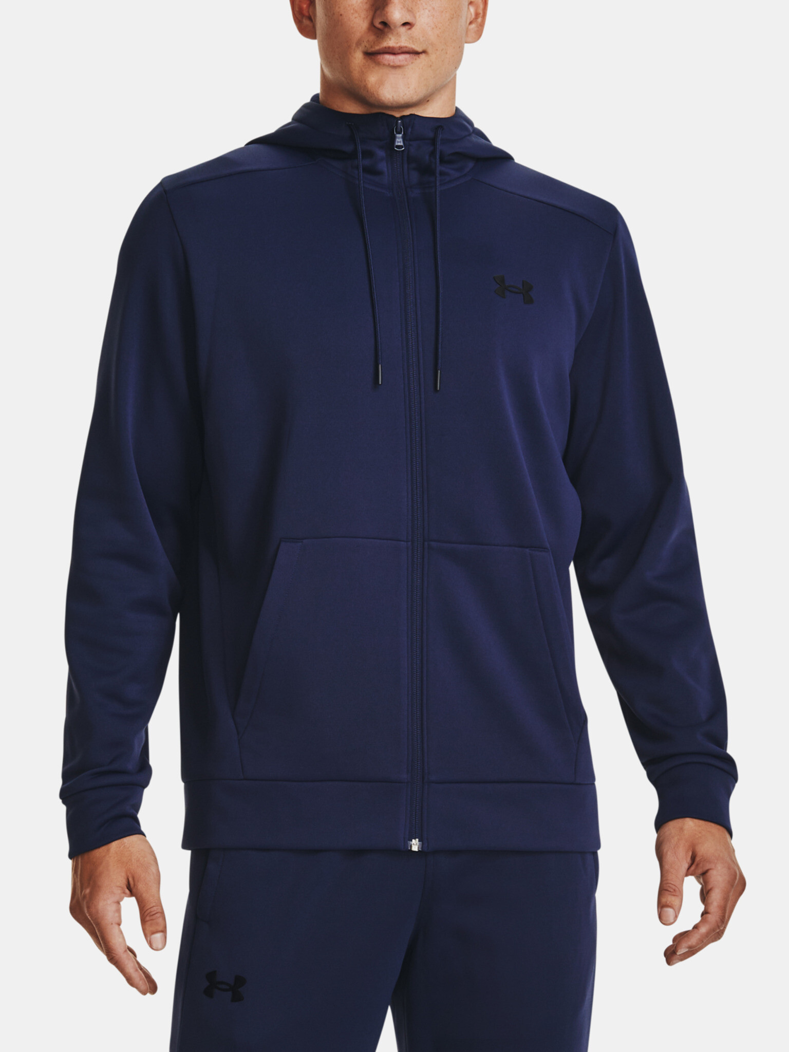 Under Armour UA Armour Fleece FZ Hoodie Sweatshirt Sin - Pepit.bg