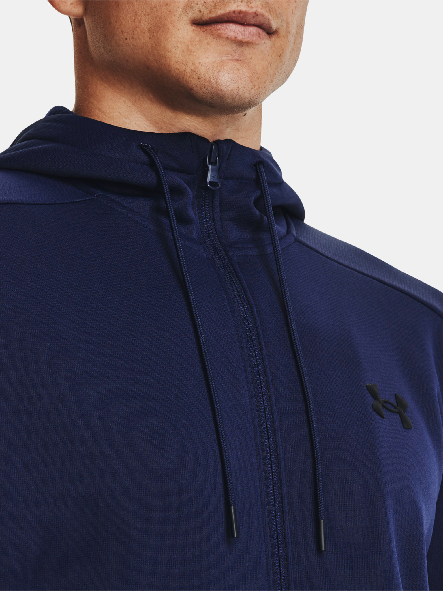 Under Armour UA Armour Fleece FZ Hoodie Sweatshirt Sin - Pepit.bg