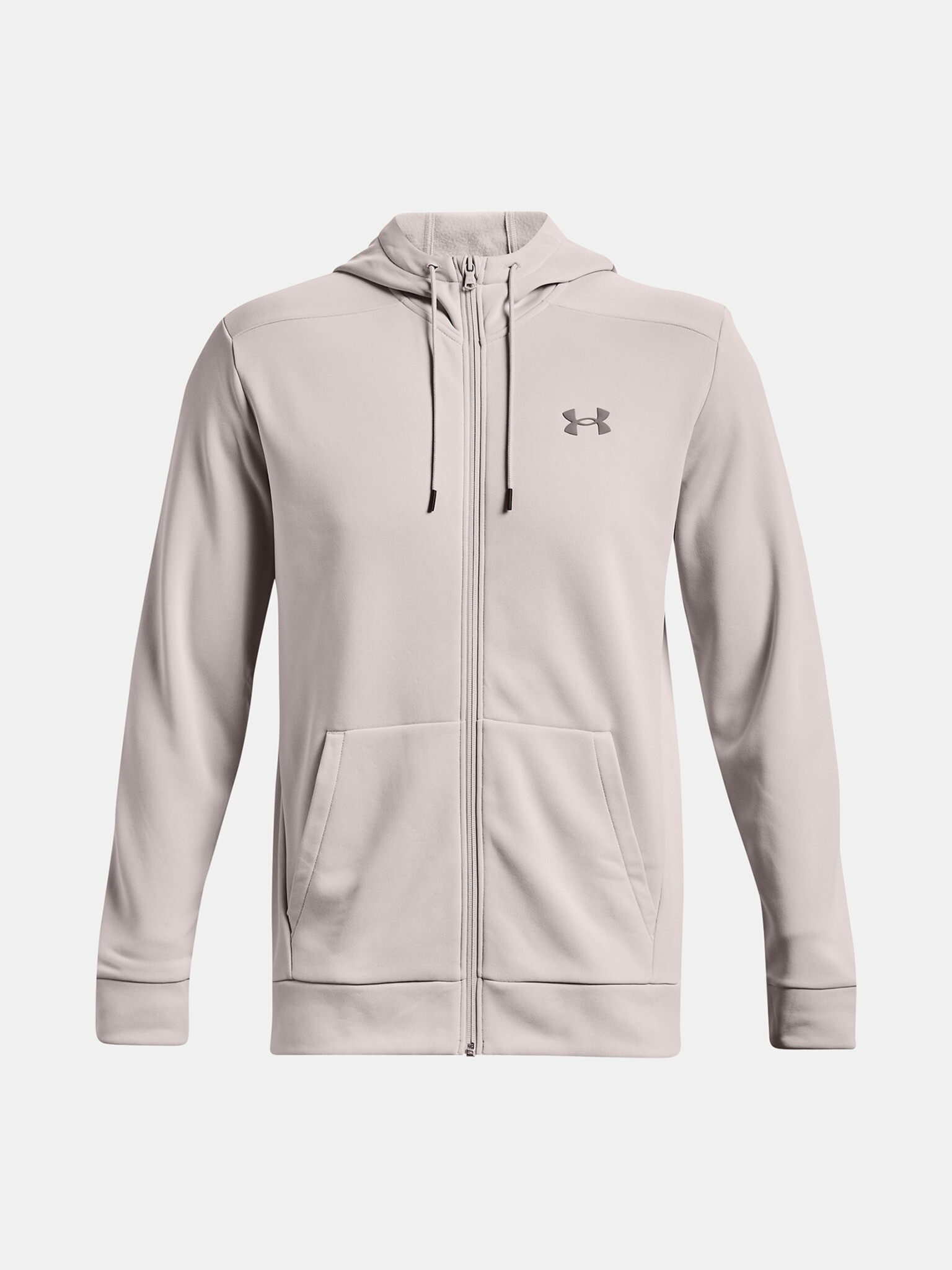 Under Armour UA Armour Fleece FZ Hoodie Sweatshirt Siv - Pepit.bg