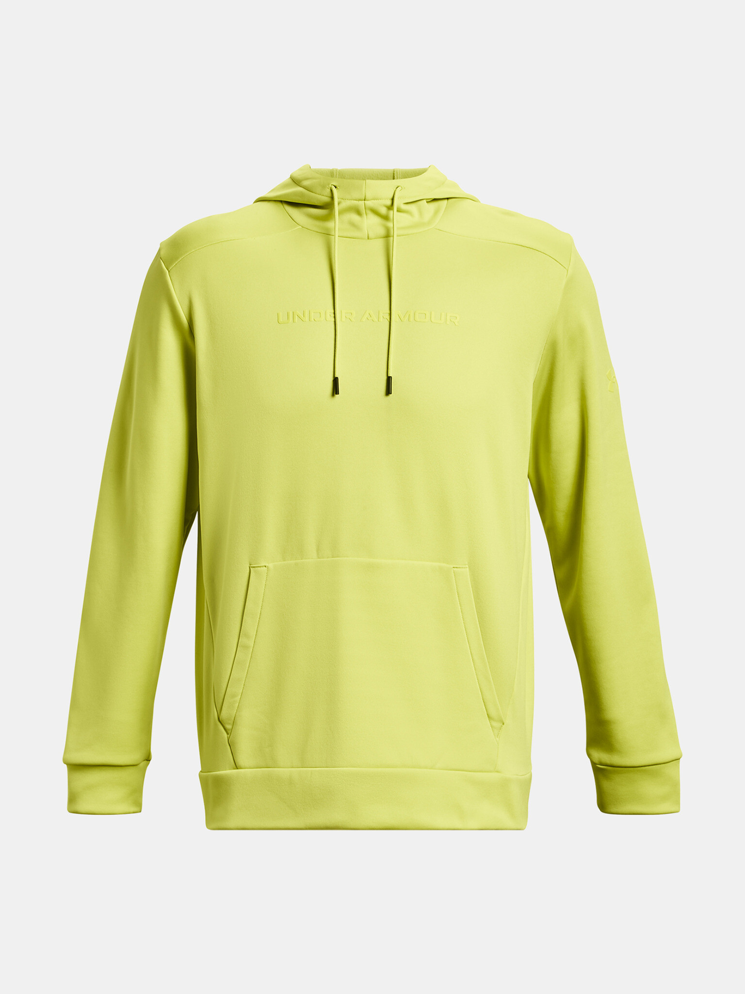 Under Armour UA Armour Fleece Wordmark HD Sweatshirt Zhalt - Pepit.bg