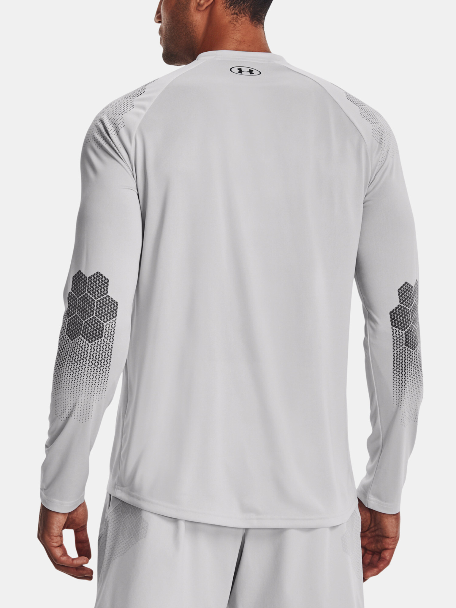 Under Armour UA Armourprint LS T-shirt Siv - Pepit.bg