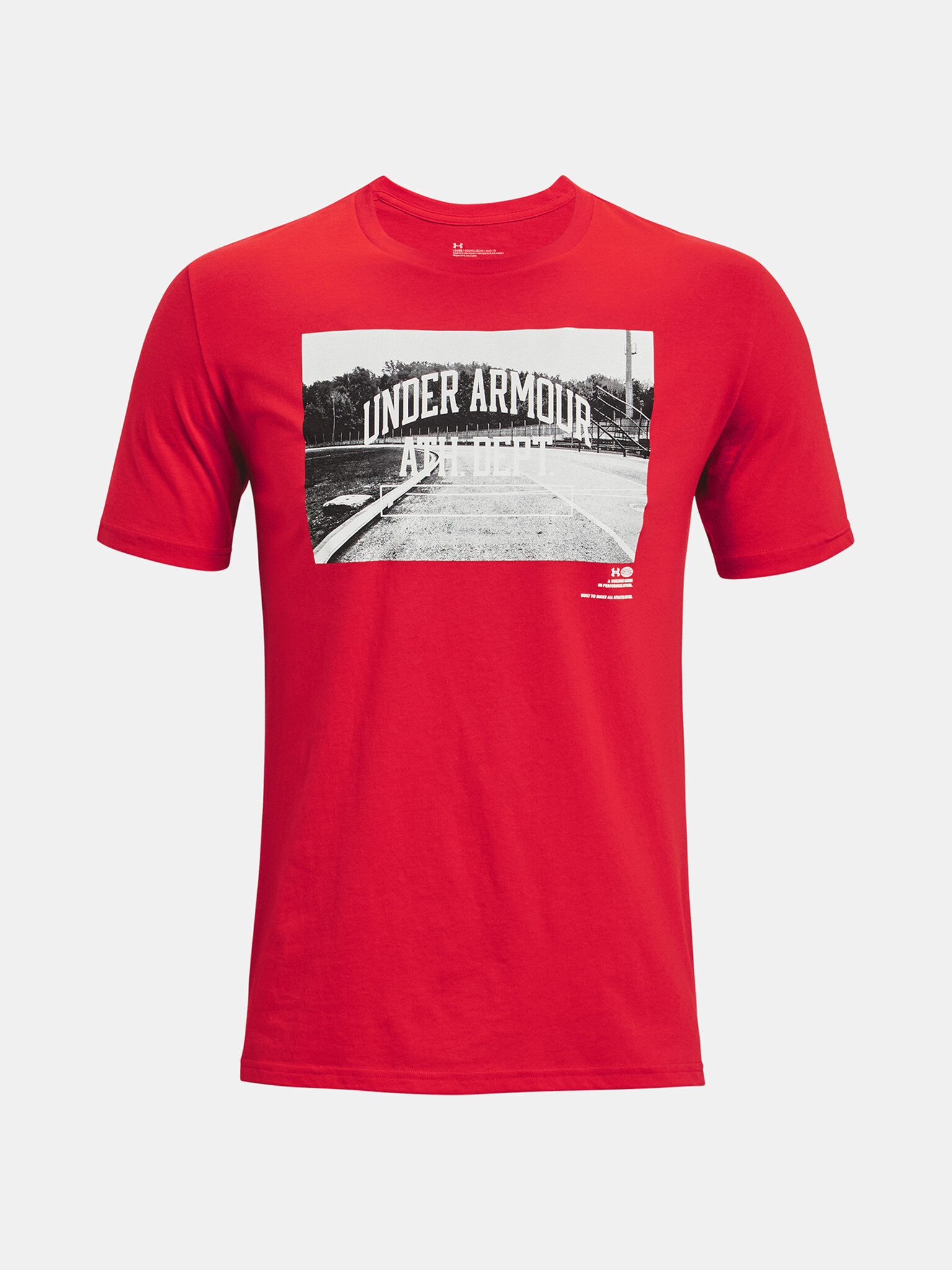 Under Armour UA Ath Dept SS T-shirt Cherven - Pepit.bg