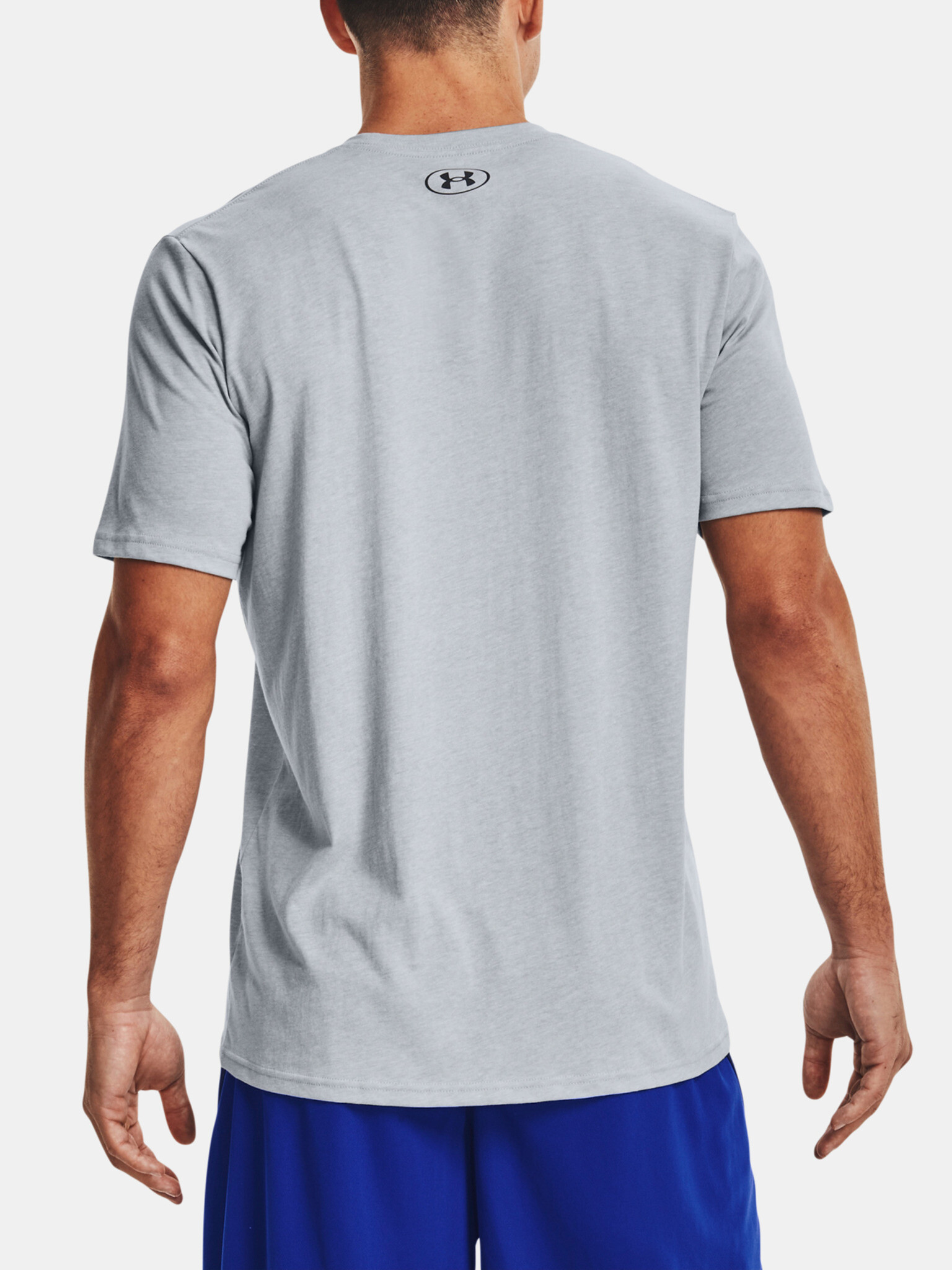 Under Armour UA BBALL BRANDED WRDMRK SS T-shirt Siv - Pepit.bg
