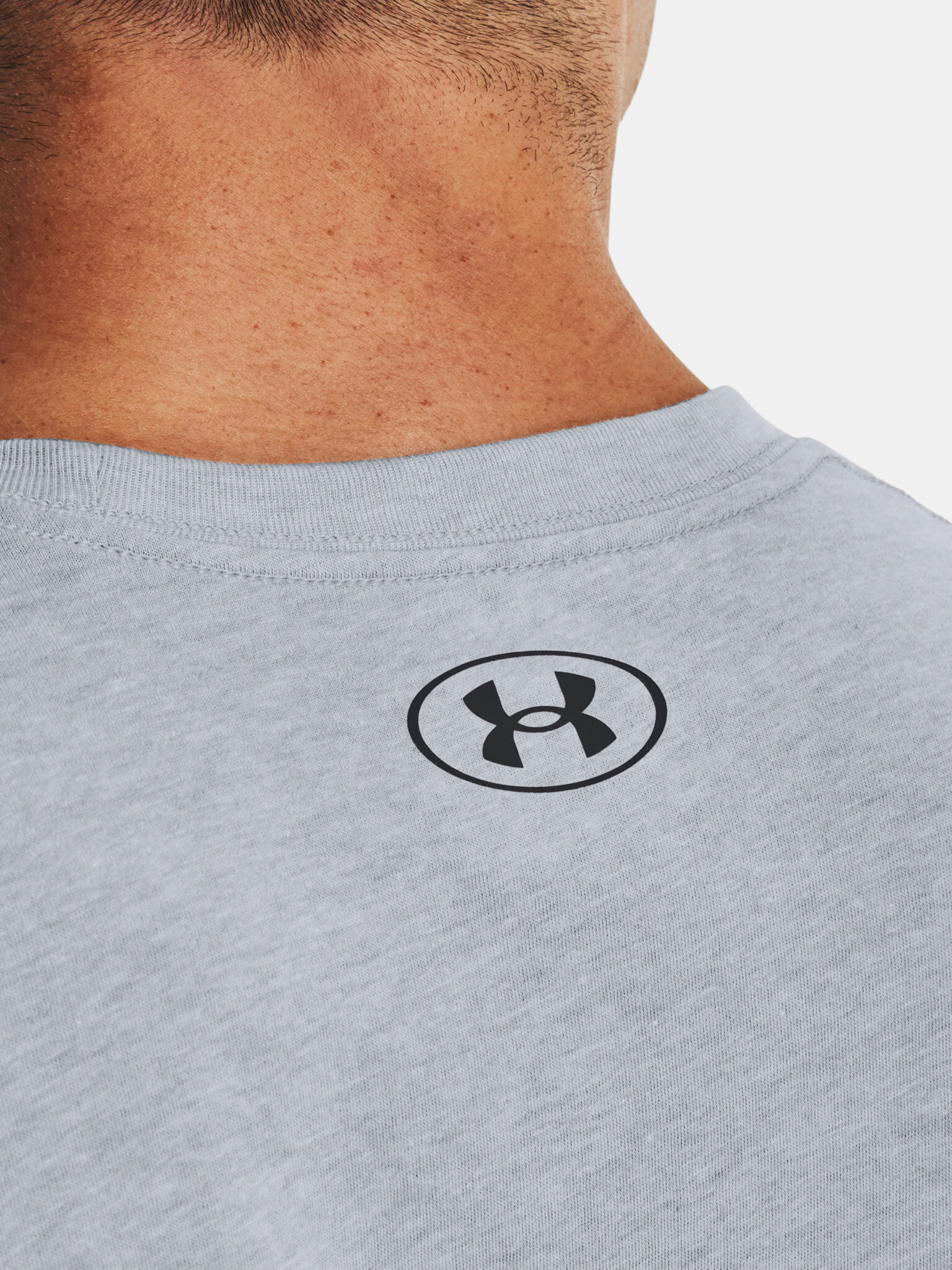 Under Armour UA BBALL BRANDED WRDMRK SS T-shirt Siv - Pepit.bg