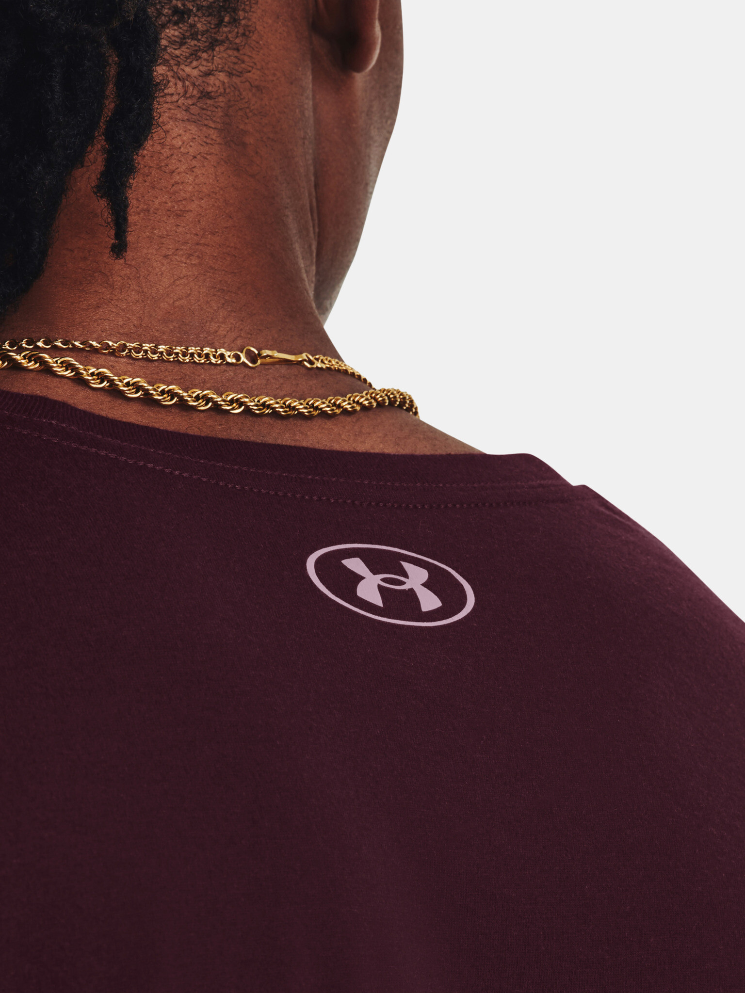 Under Armour UA Big Logo Fill SS T-shirt Cherven - Pepit.bg