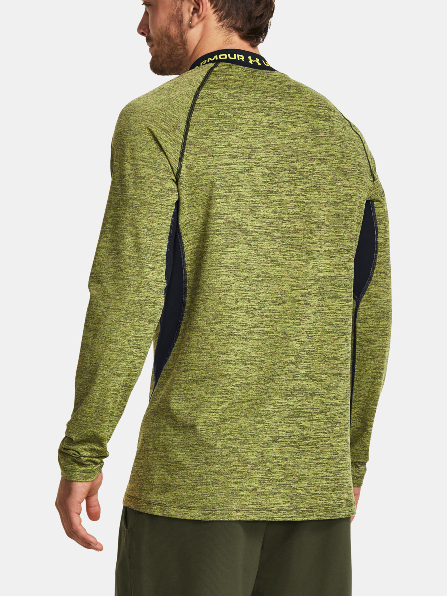 Under Armour UA CG Armour Twist Mock T-shirt Zhalt - Pepit.bg