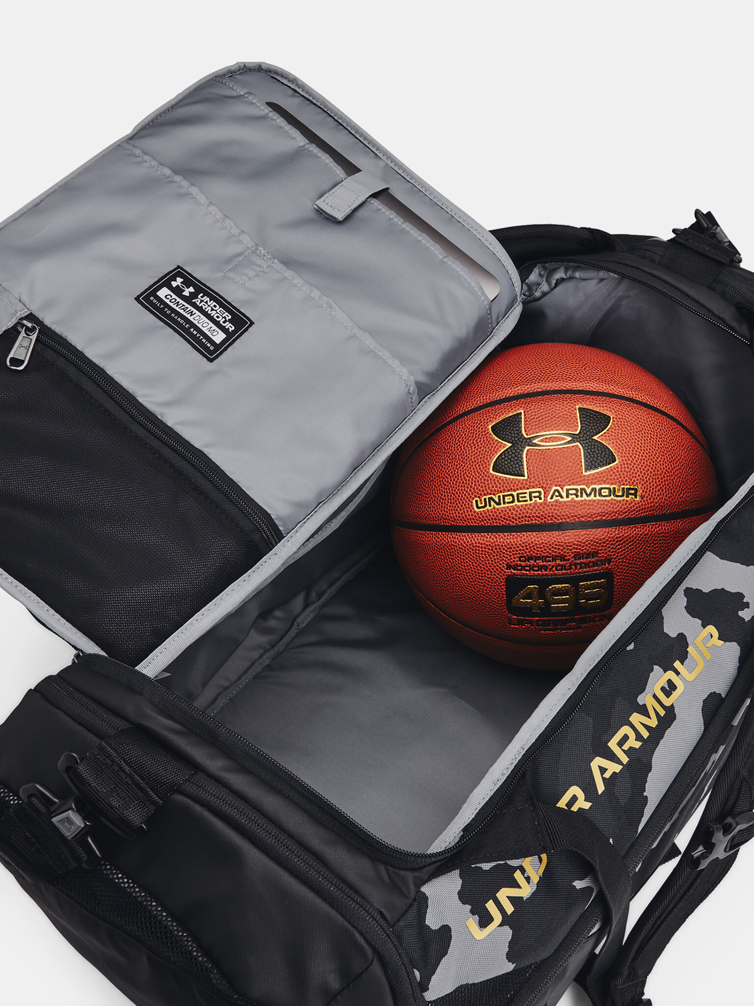 Under Armour UA Contain Duo MD Duffle-BLK Чанта Cheren - Pepit.bg