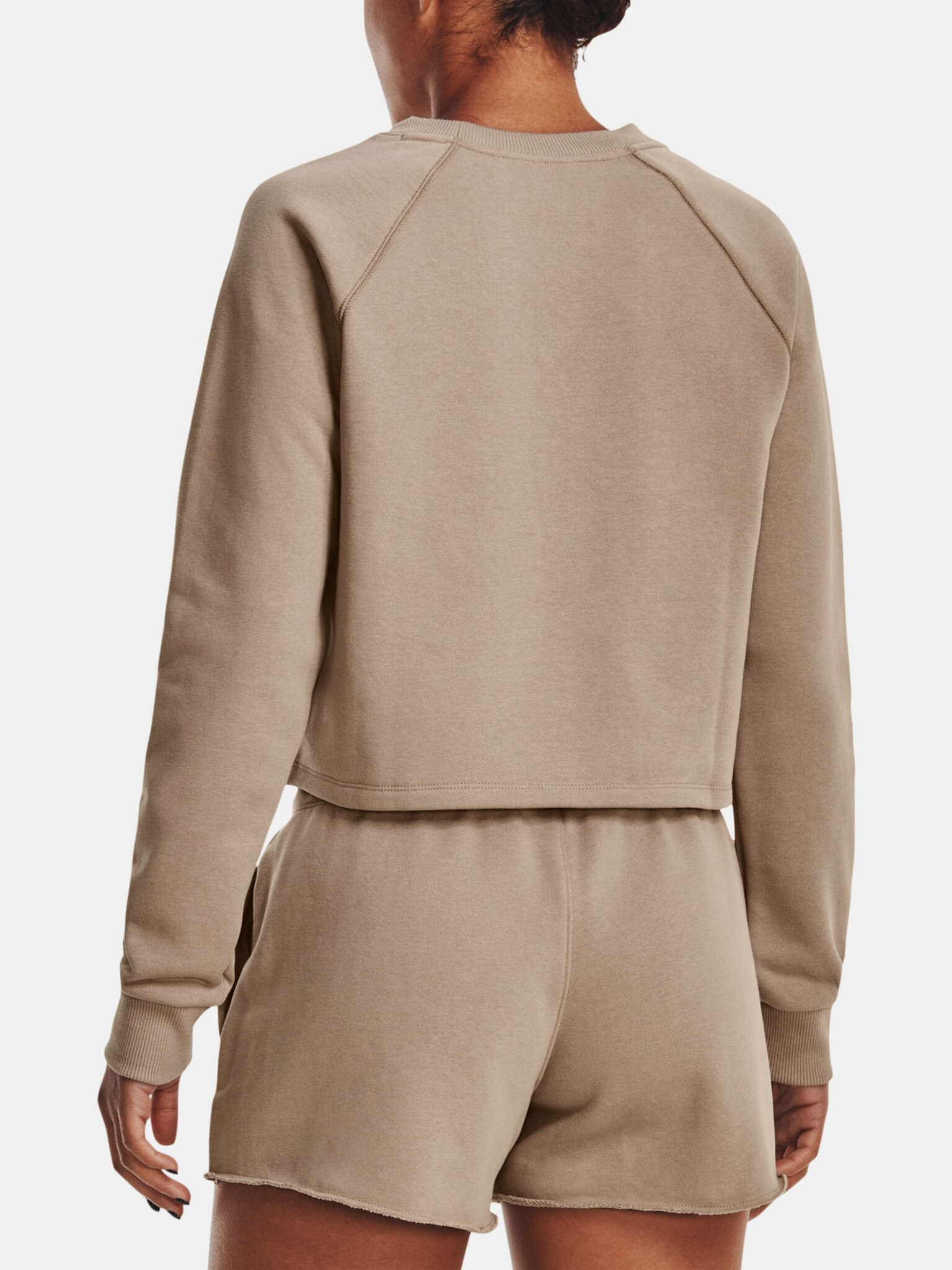 Under Armour UA Crop Terry LS BTG Sweatshirt Kafyav - Pepit.bg