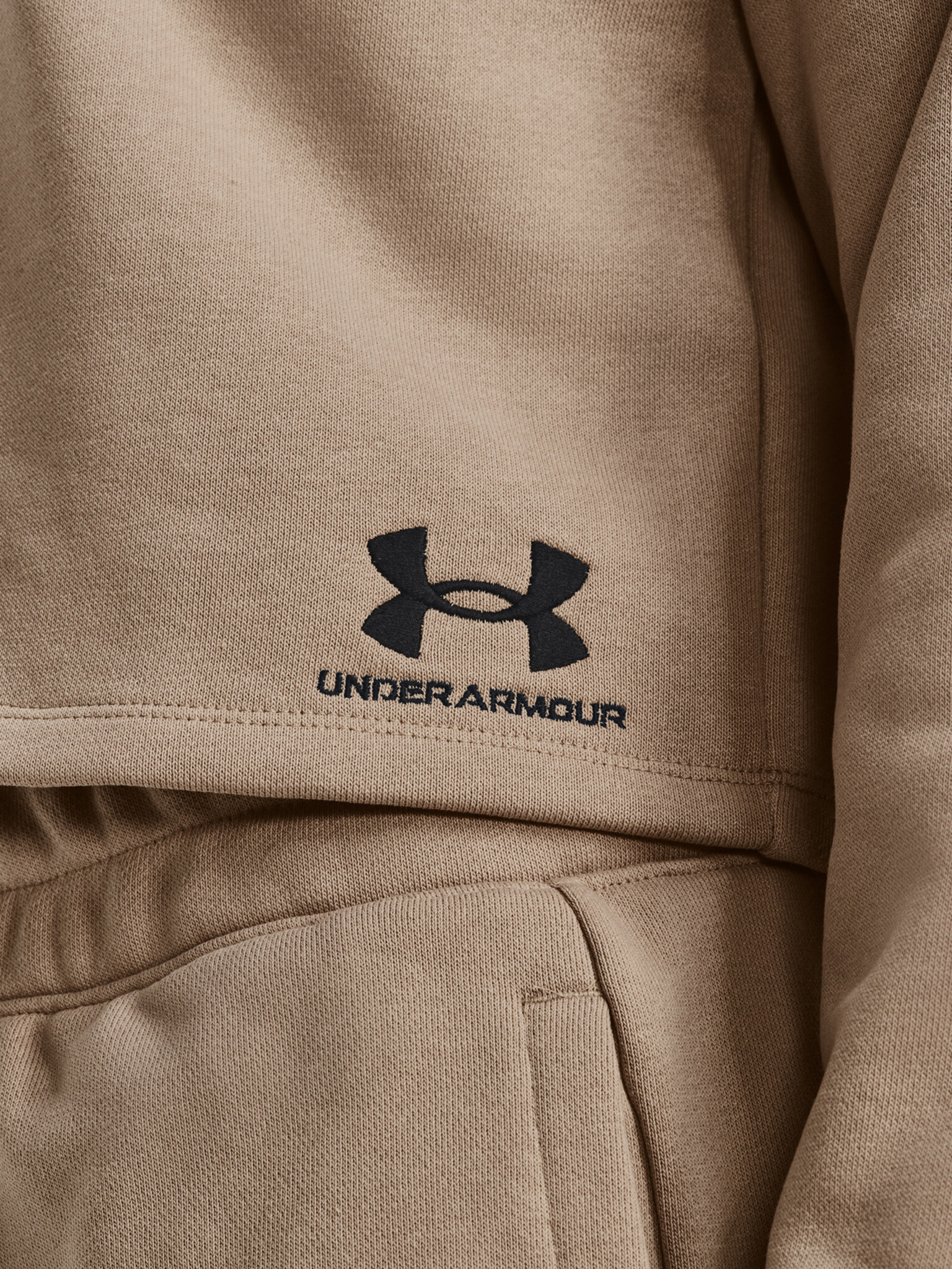 Under Armour UA Crop Terry LS BTG Sweatshirt Kafyav - Pepit.bg