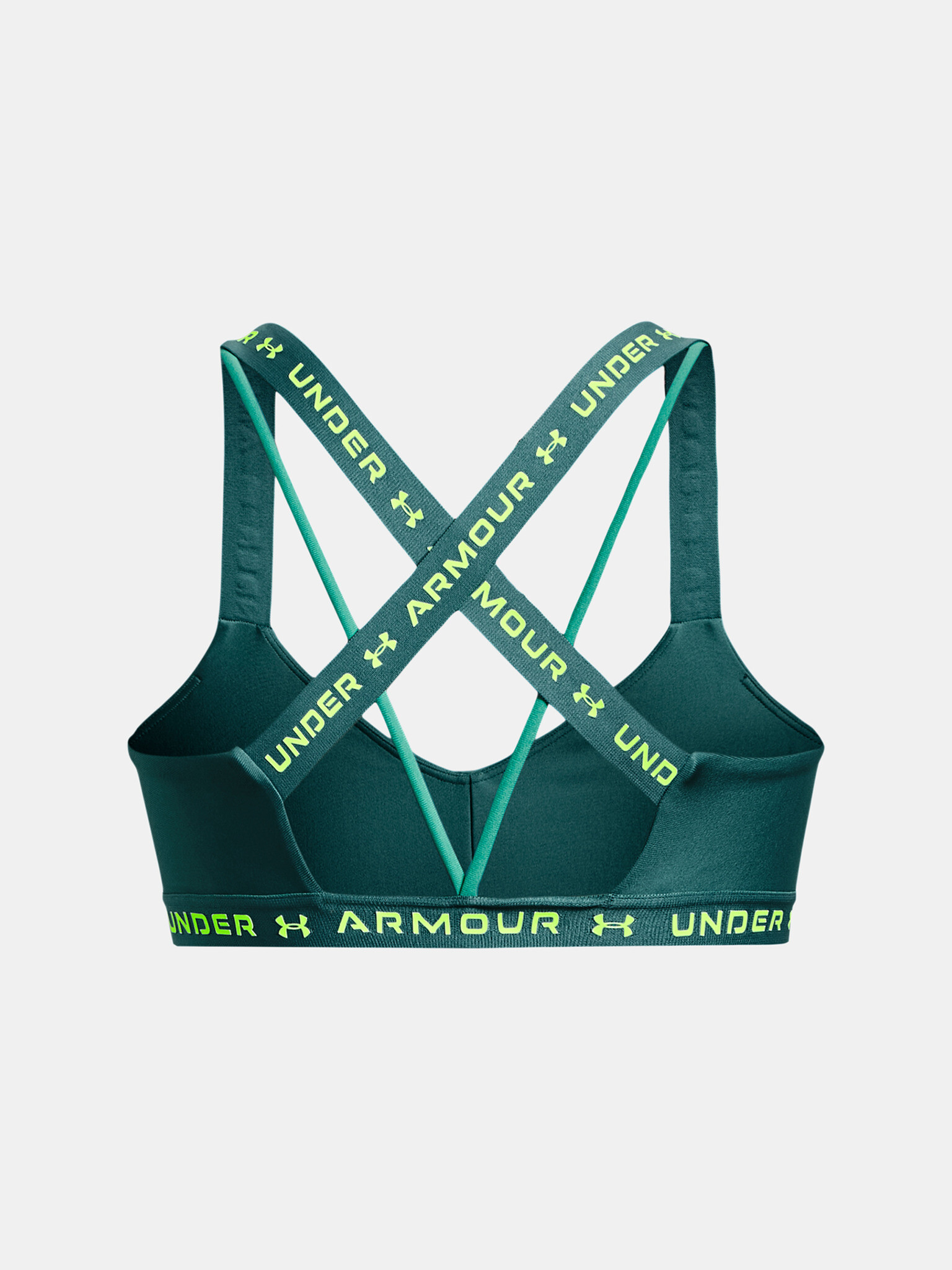 Under Armour UA Crossback Low Cпортен Сутиен Zelen - Pepit.bg