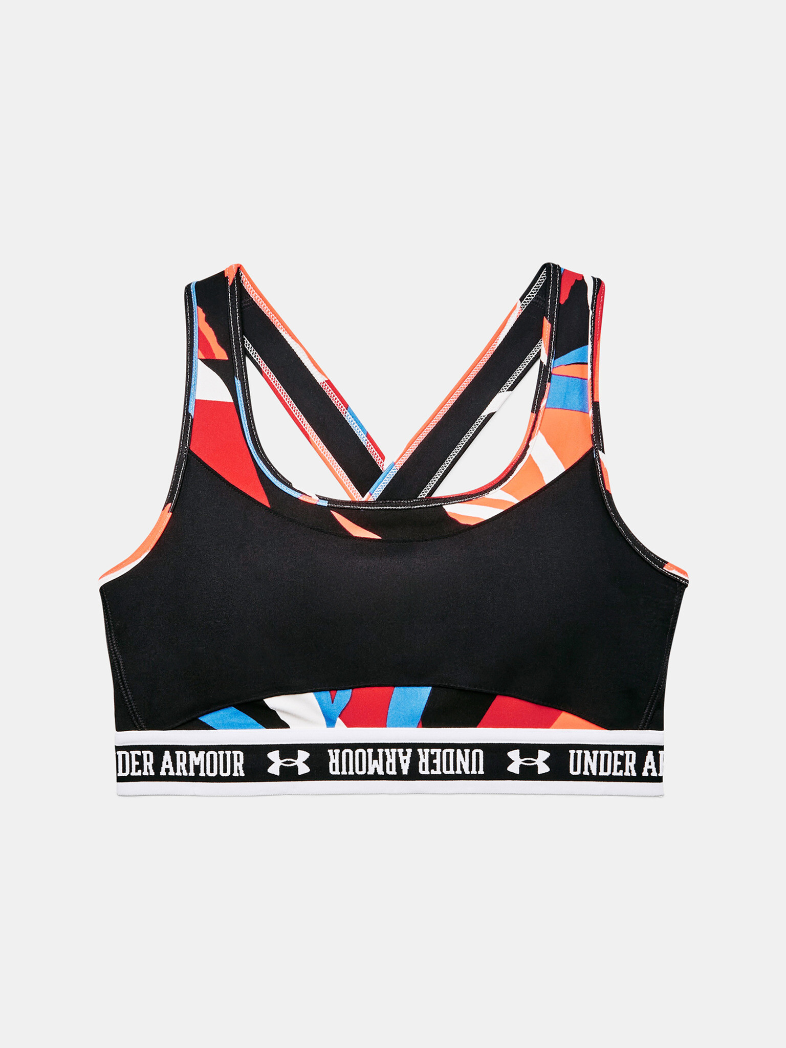 Under Armour UA Crossback Mid Cпортен Сутиен Cheren - Pepit.bg