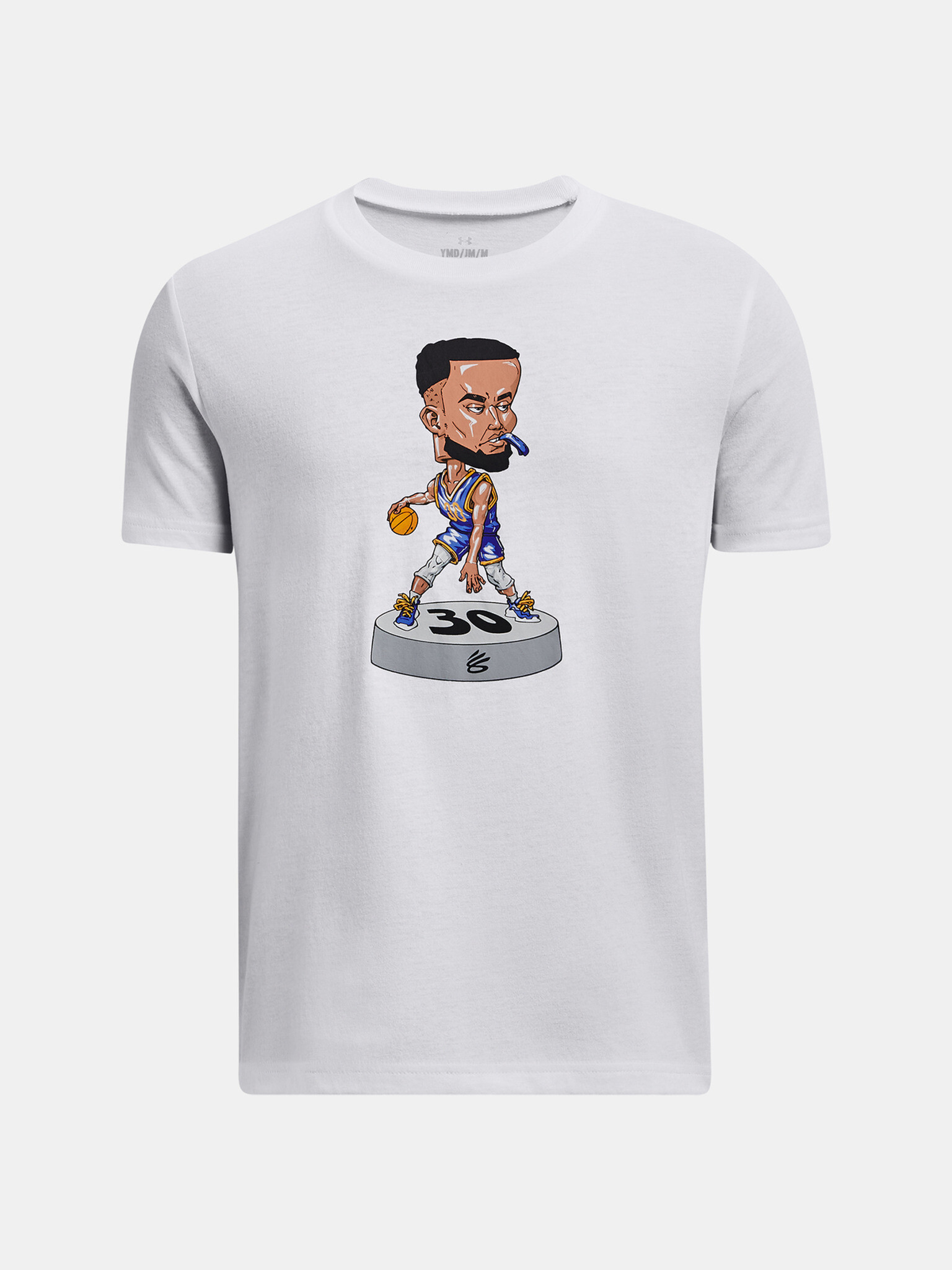 Under Armour UA Curry Bobblehead SS Тениска детски Byal - Pepit.bg