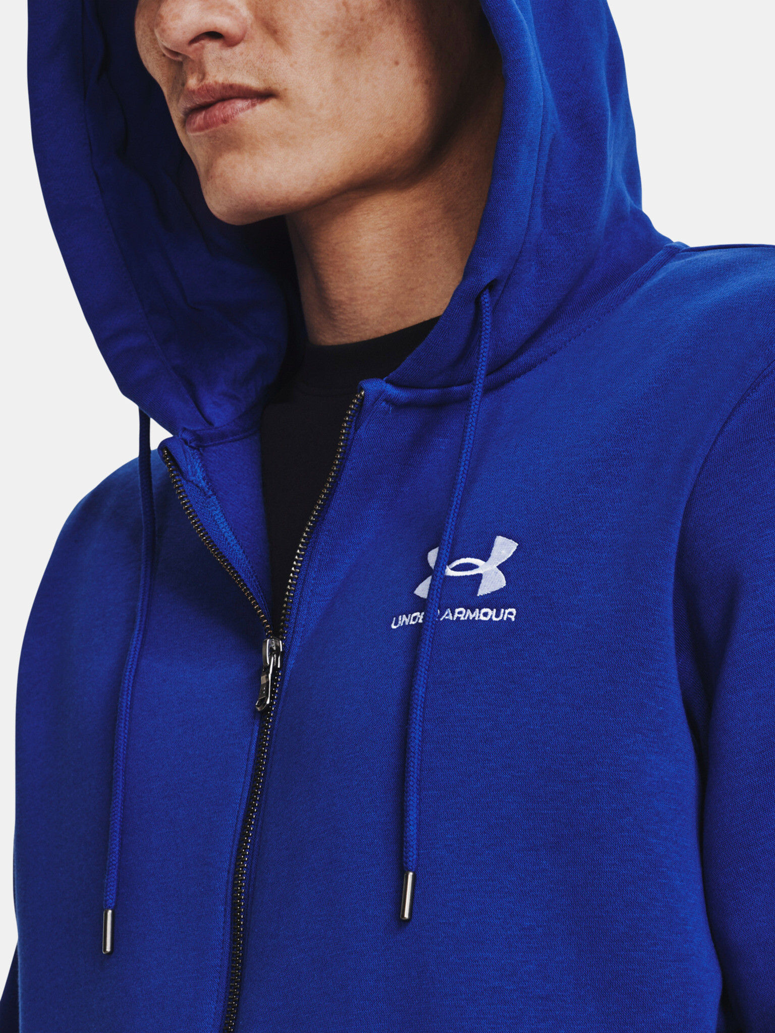 Under Armour UA Essential Fleece FZ Hood Sweatshirt Sin - Pepit.bg