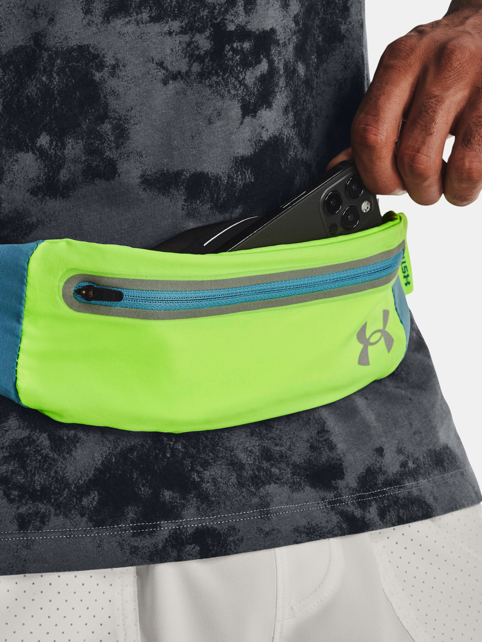 Under Armour UA Flex Speedpocket Run Waist bag Zelen - Pepit.bg