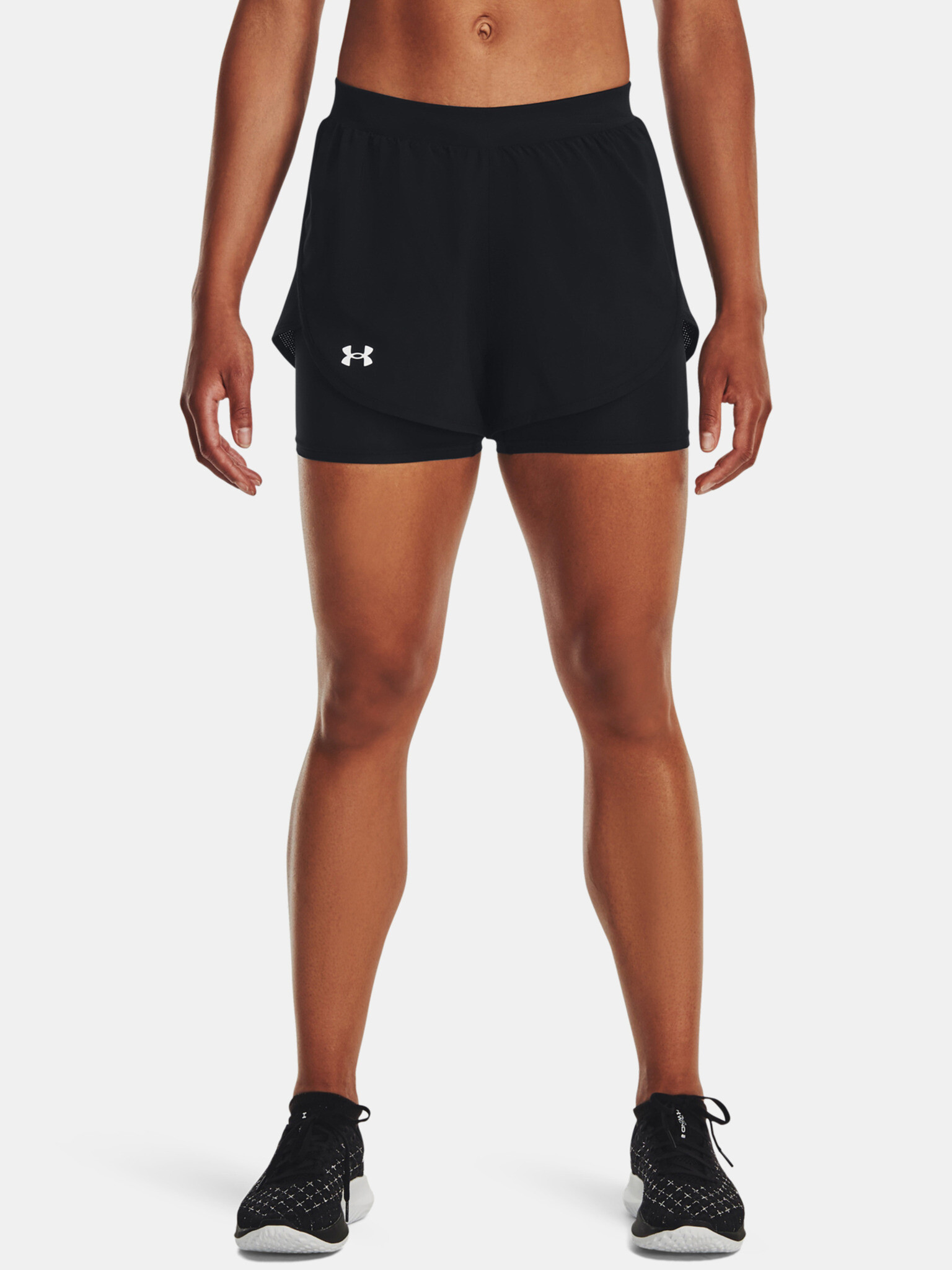 Under Armour UA Fly By Elite 2-in-1 Short-BLK Шорти Cheren - Pepit.bg