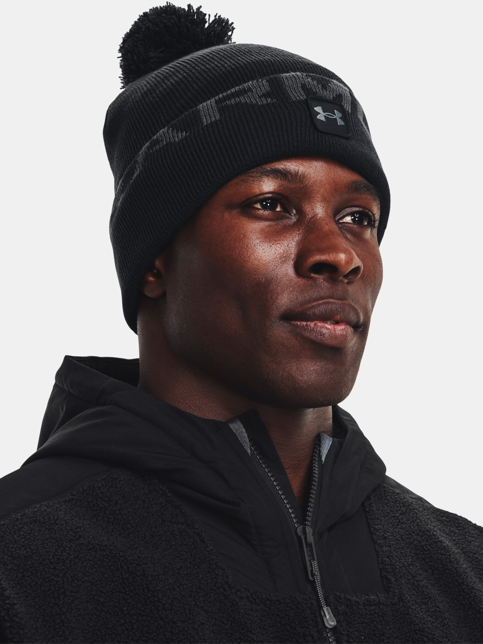 Under Armour UA Halftime Fleece Pom Шапка Cheren - Pepit.bg