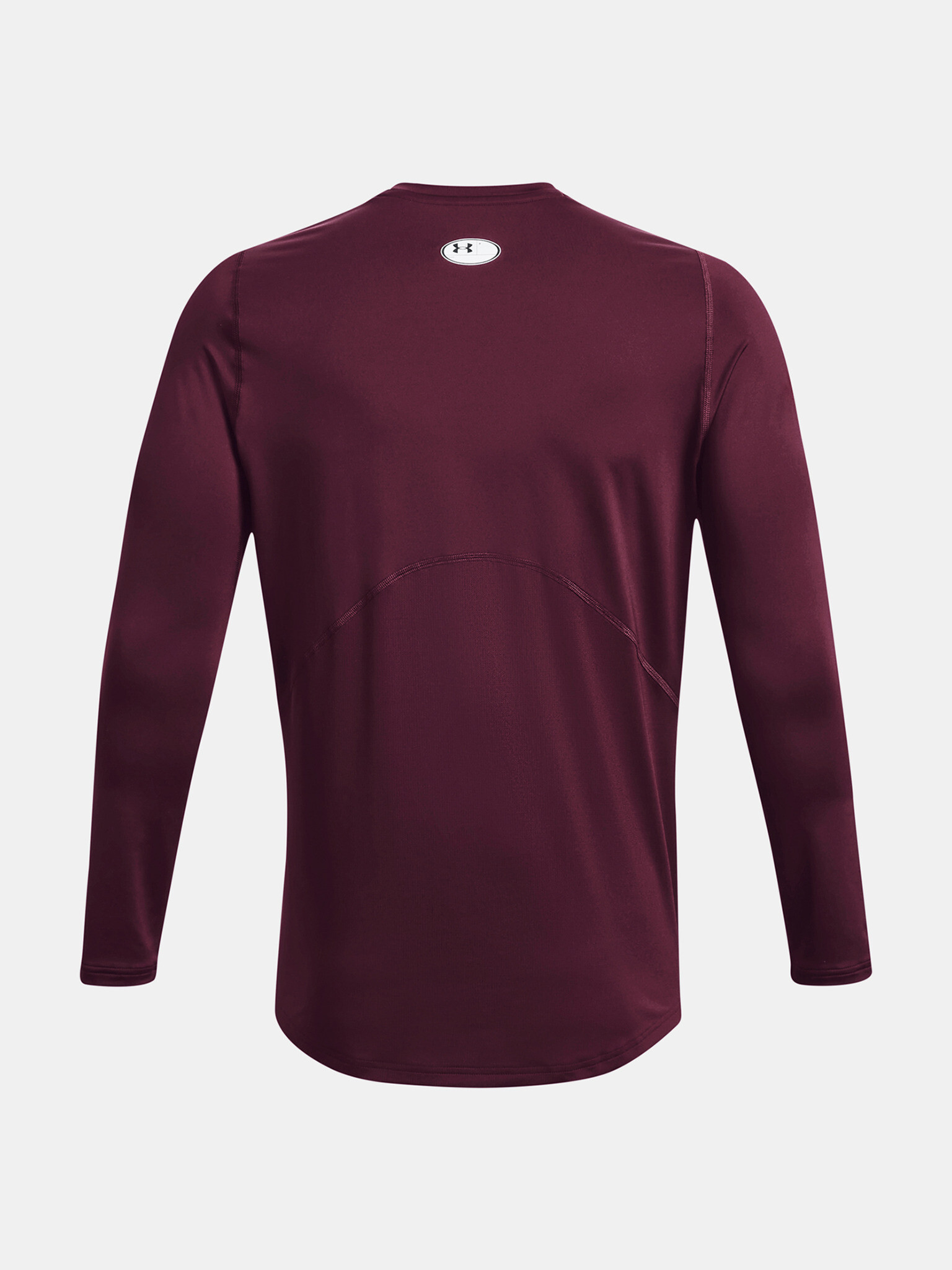 Under Armour UA HG Armour Fitted LS T-shirt Cherven - Pepit.bg