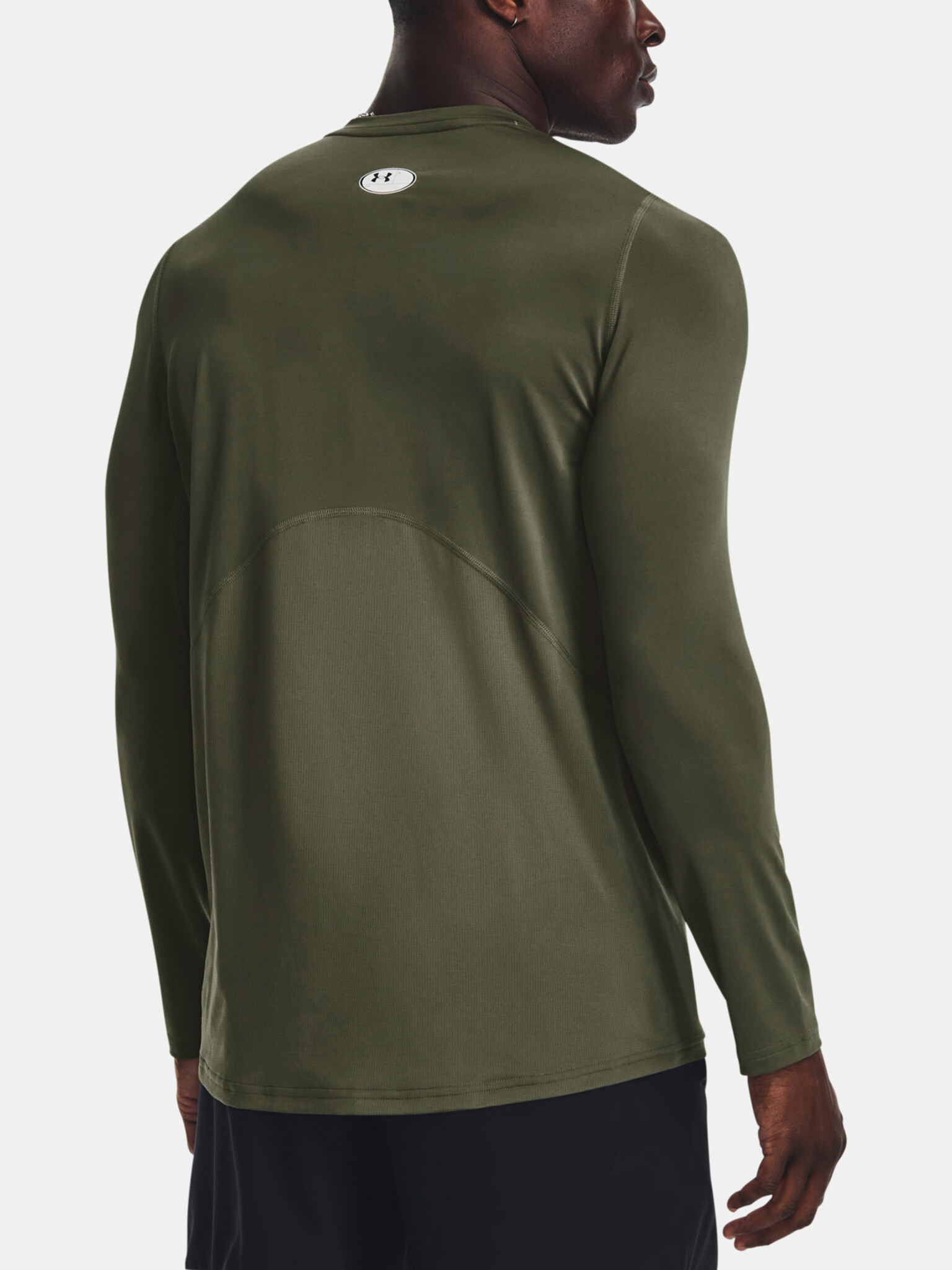 Under Armour UA HG Armour Fitted LS T-shirt Zelen - Pepit.bg