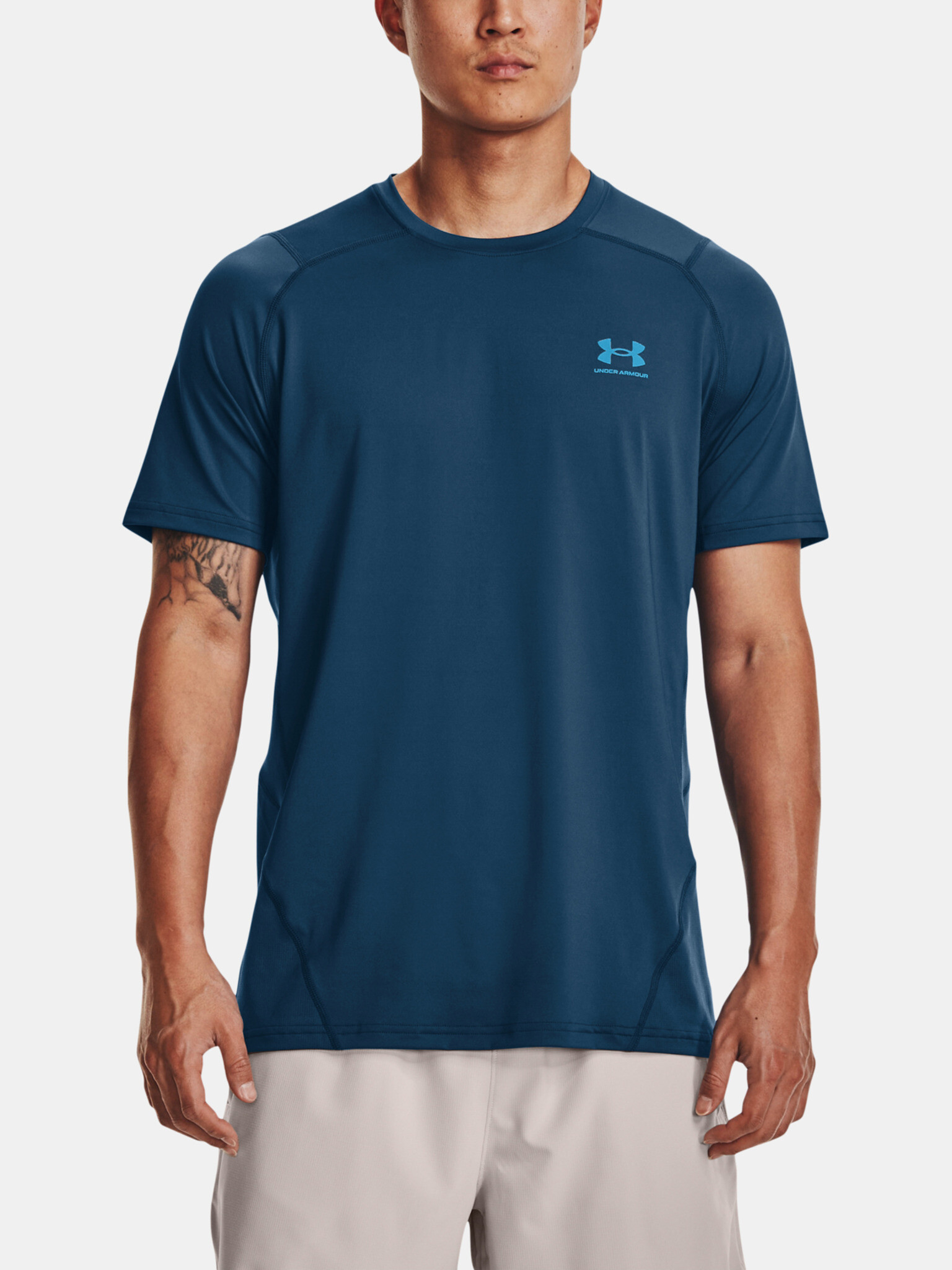 Under Armour UA HG Armour Fitted SS T-shirt Sin - Pepit.bg