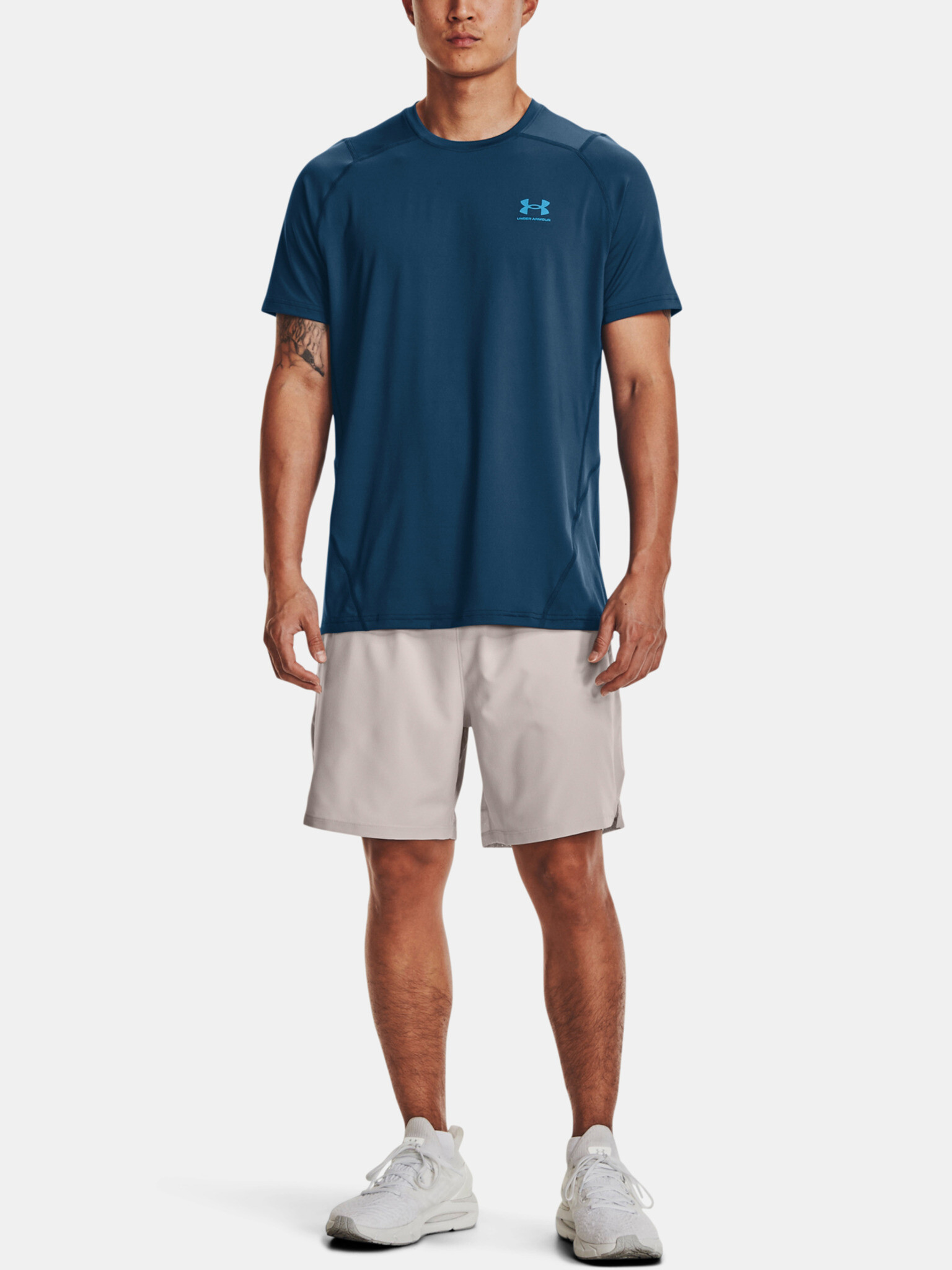 Under Armour UA HG Armour Fitted SS T-shirt Sin - Pepit.bg