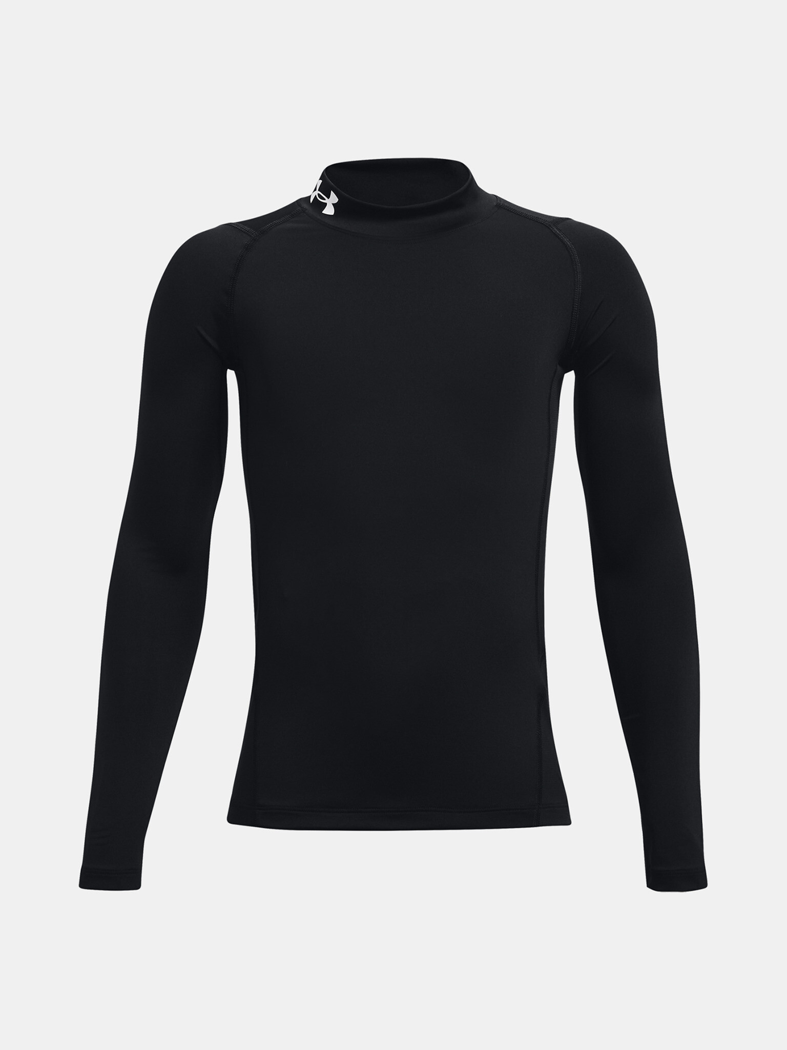 Under Armour UA HG Armour Mock LS Тениска детски Cheren - Pepit.bg