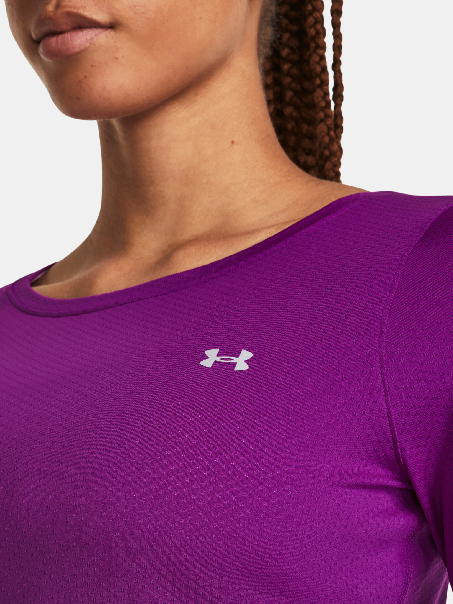 Under Armour UA HG Armour T-shirt Lilav - Pepit.bg