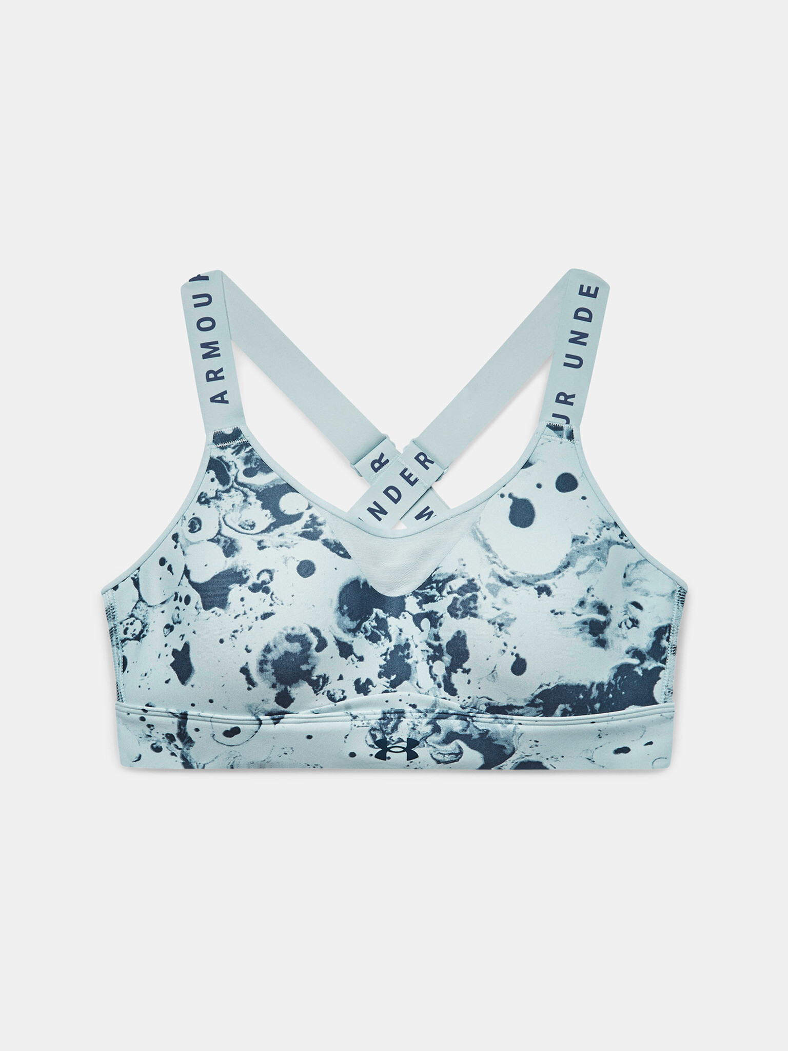 Under Armour UA Infinity High Print Cпортен Сутиен Sin - Pepit.bg