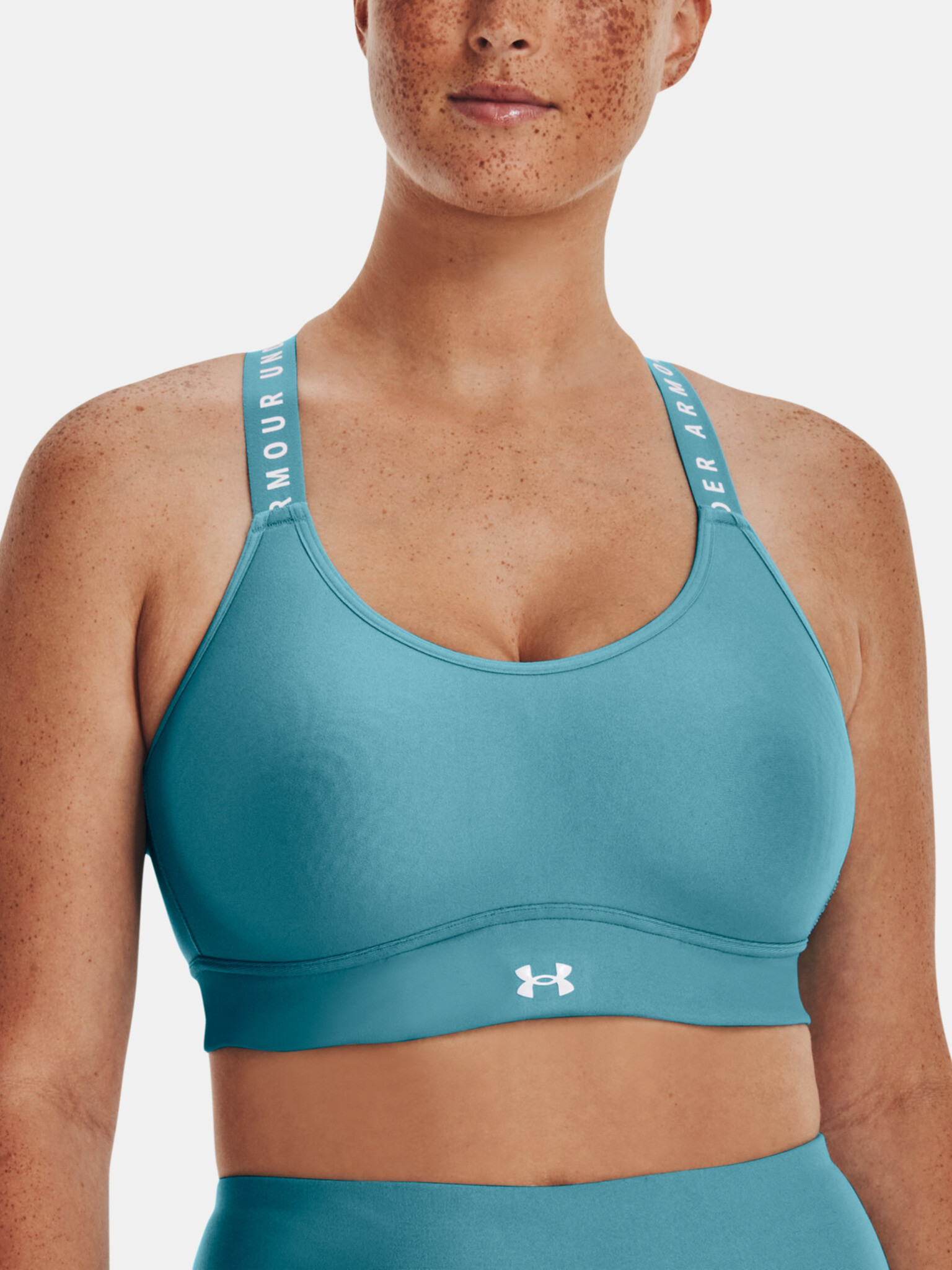 Under Armour UA Infinity Mid Covered Cпортен Сутиен Sin - Pepit.bg